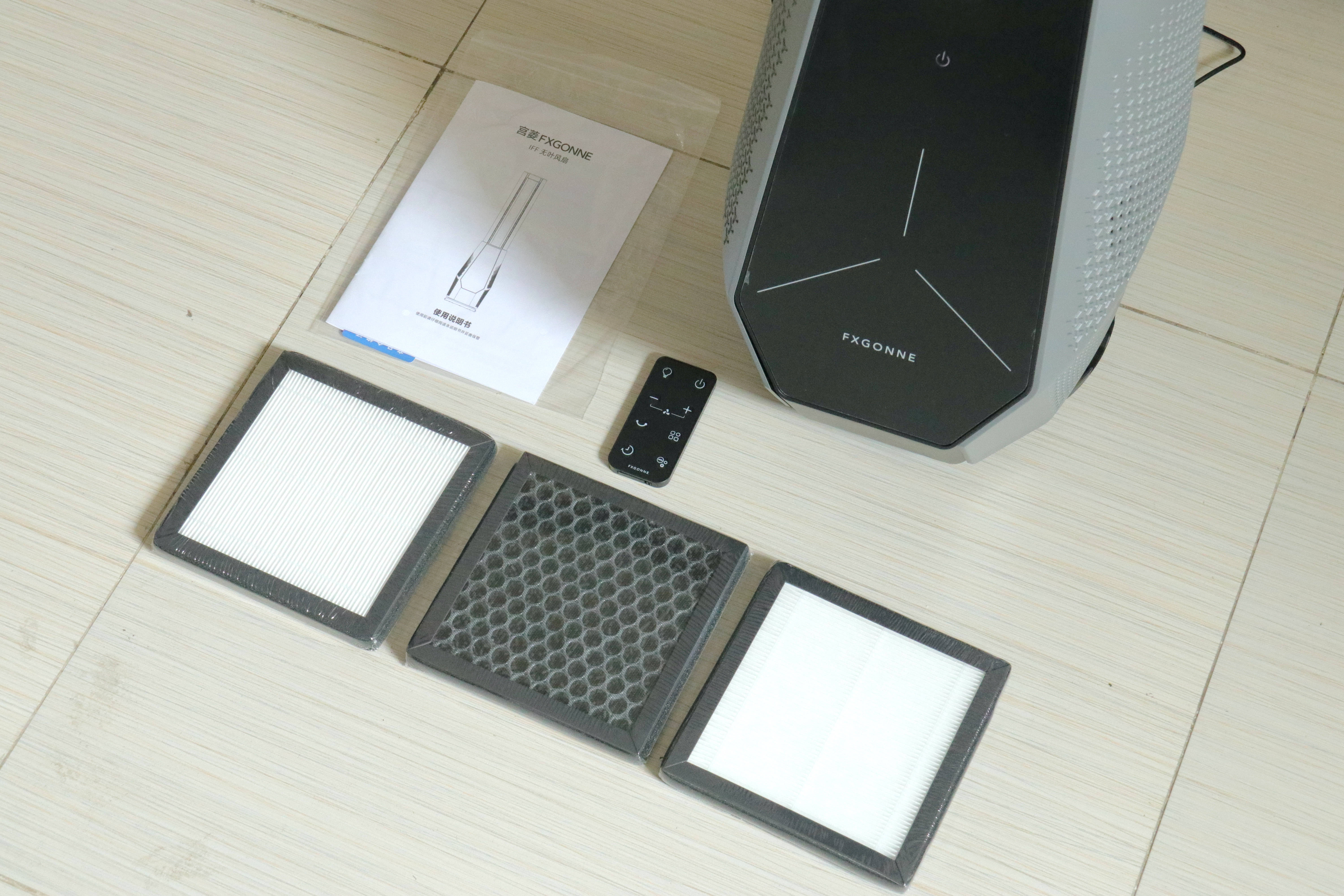 宫菱无叶风扇体验：自带医护级空气过滤净化，双倍凉爽超静音