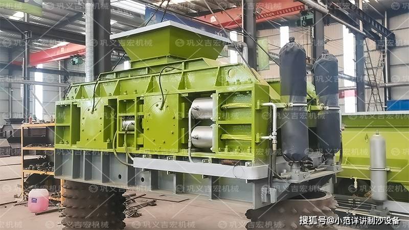 液压对辊破碎机产量和出料效果太棒了!_矿石_设备_控制