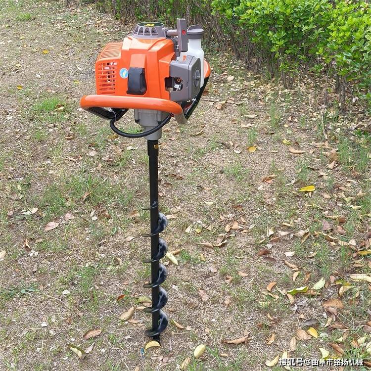 电线杆钻洞机 大马力汽油立柱挖坑机 大棚埋桩钻孔机