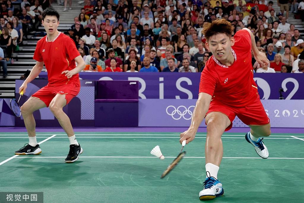 奥运羽毛球男子双打小组赛 刘雨辰/欧烜屹0-2丹麦组合