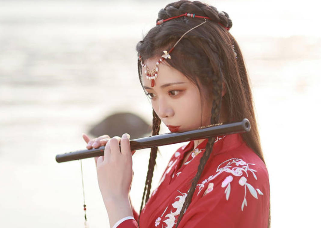 摄影写真!古风红衣女侠