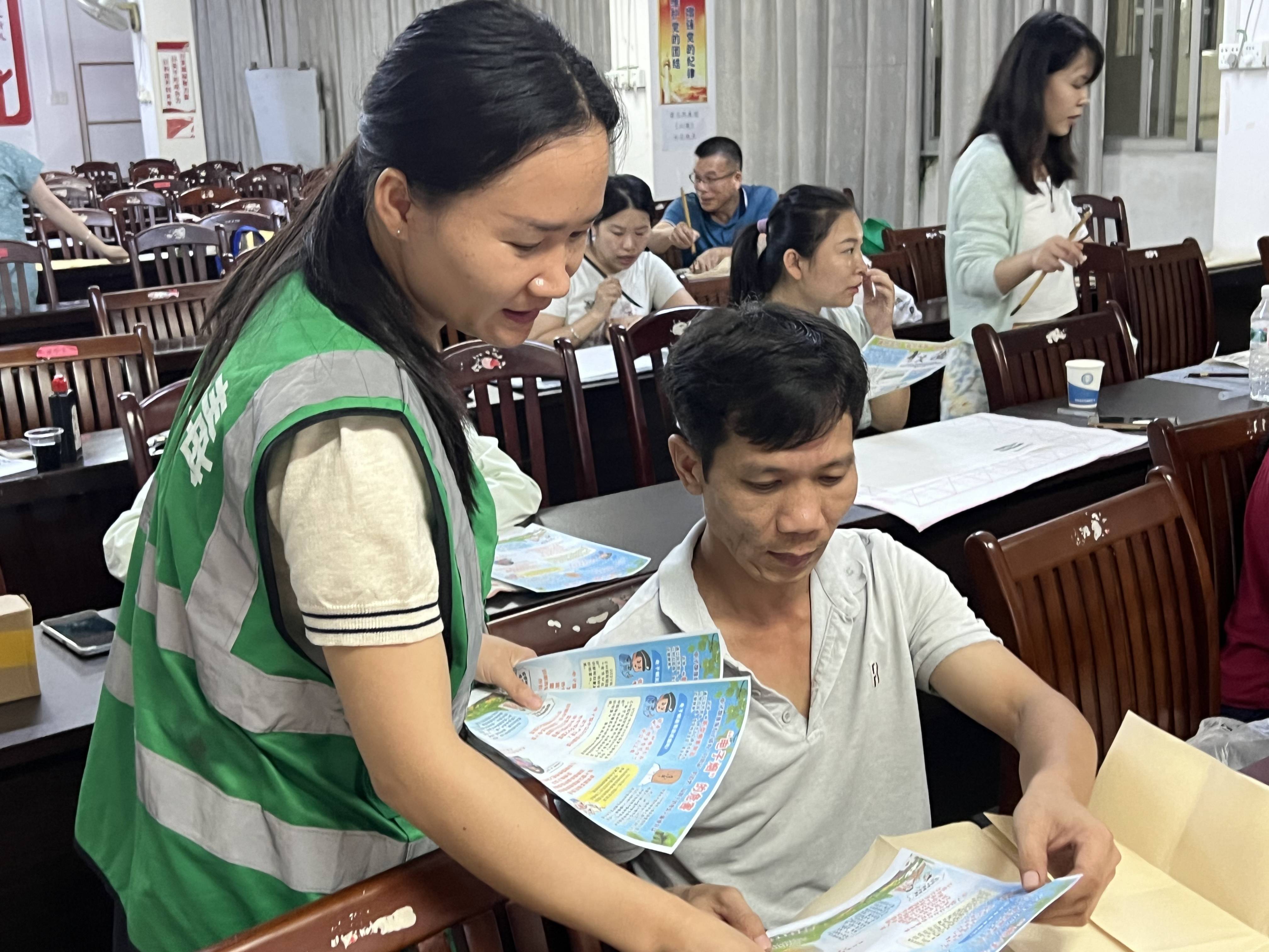 柳城县六塘镇:"书法 禁毒",筑牢禁毒防线