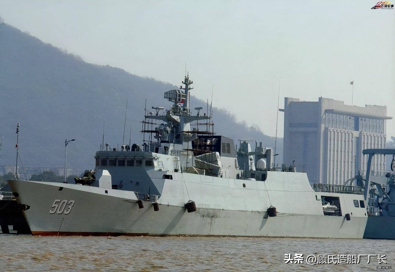 曾经继承503舷号的056型导弹护卫舰"宿州"舰性能数据:排 水 量:1146吨