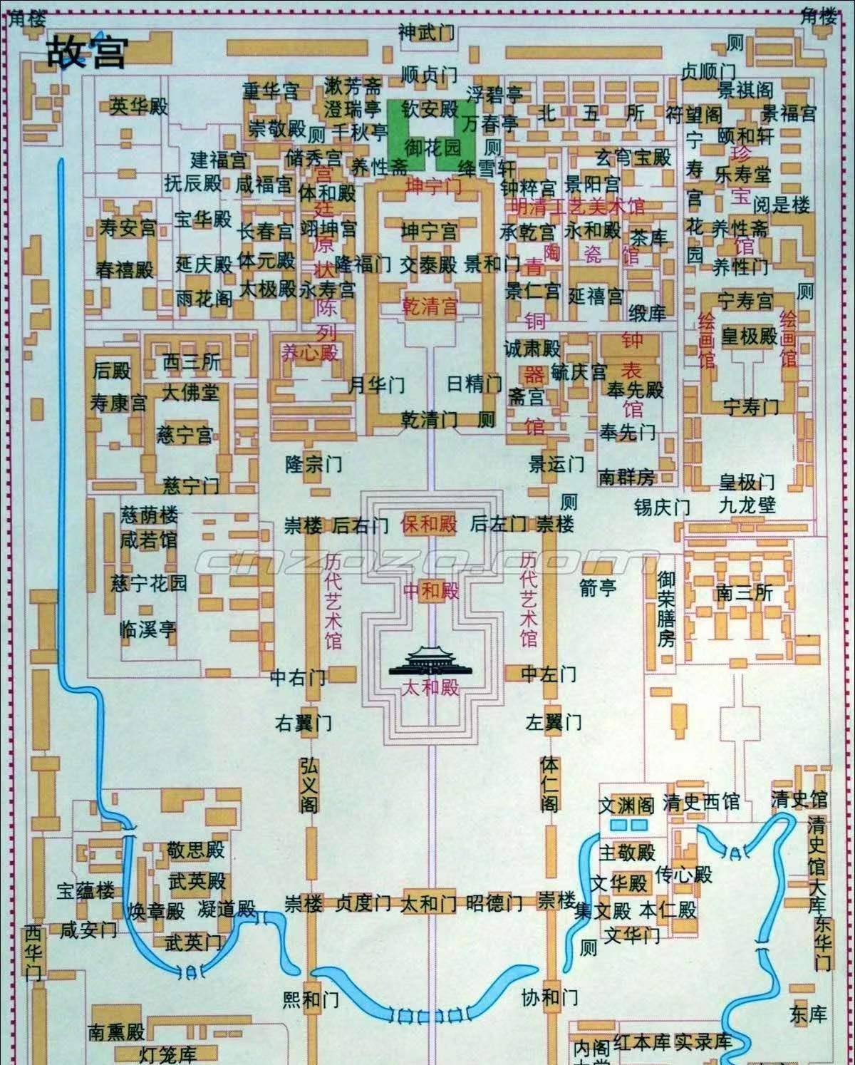 北京钟鼓楼地图图片