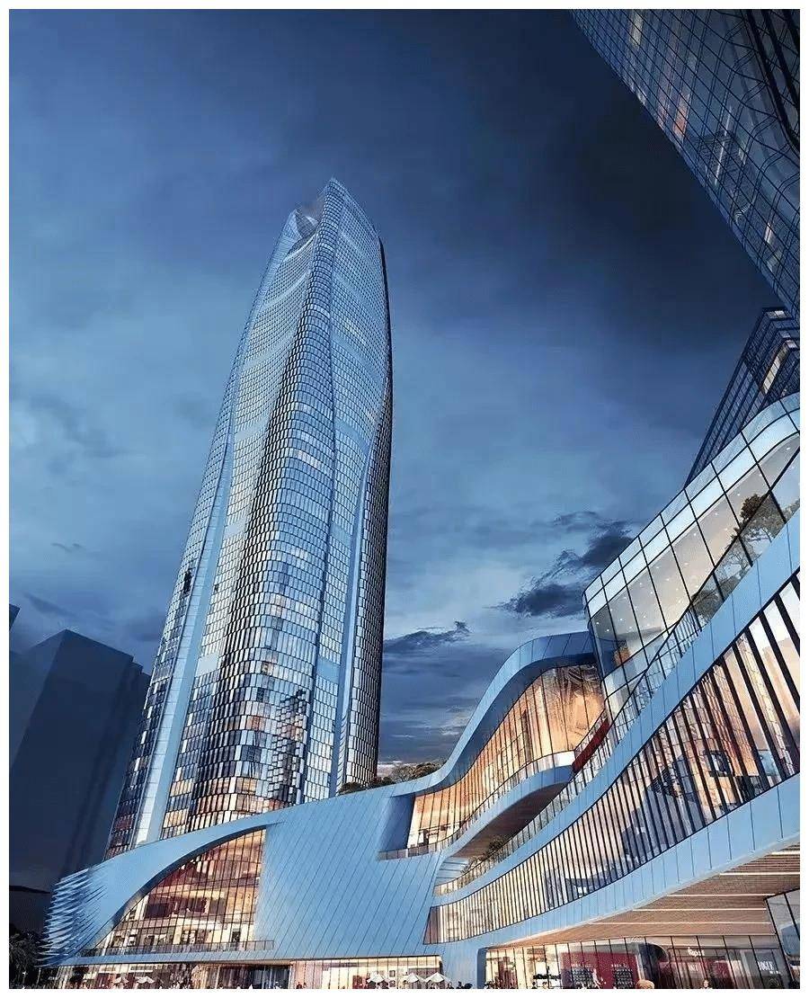 深圳在建一栋高楼,为380米,共81层,位于龙湖区,推动经济增长