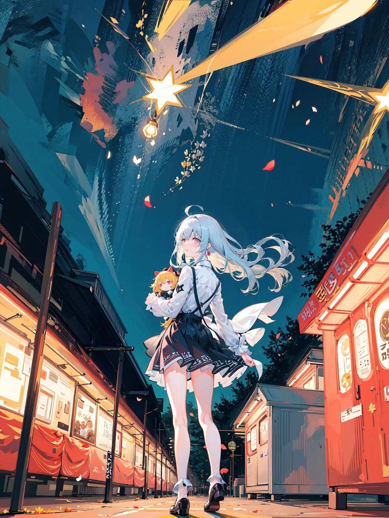 ai动漫手机壁纸图,这也太好看了,高清1500张!