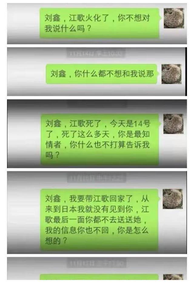 刘鑫江歌关系图片