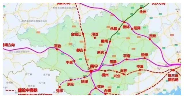 南广高铁线路图高清晰图片