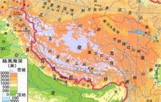 喜马拉雅山脉是全世界平均海拔最高的山脉,其中珠穆朗玛峰的海拔高达