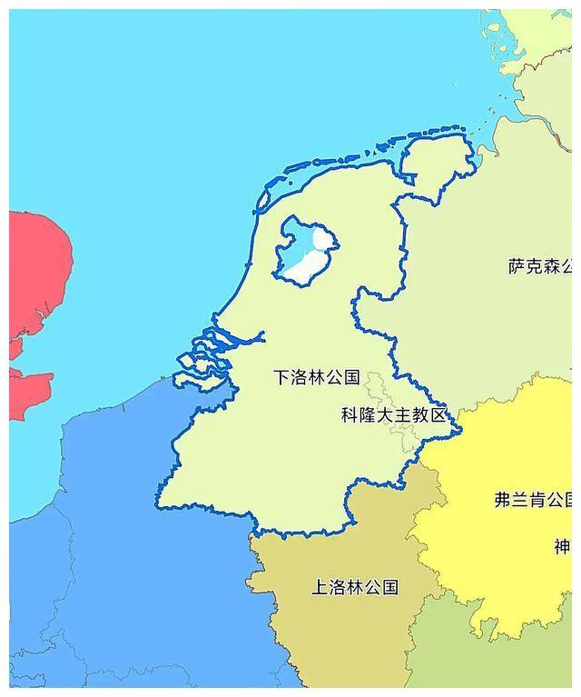 1-5世纪尼德兰地区南部处于罗马帝国统治之下,从6世纪开始整个尼德兰