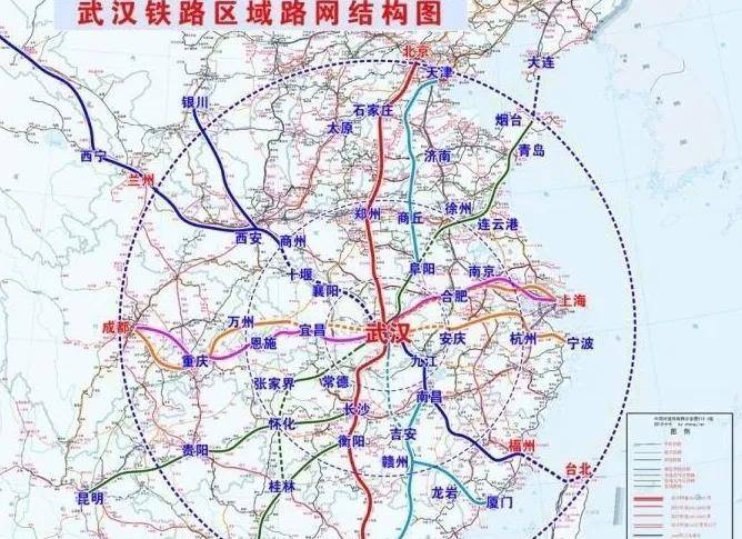 全国铁路网运行图片