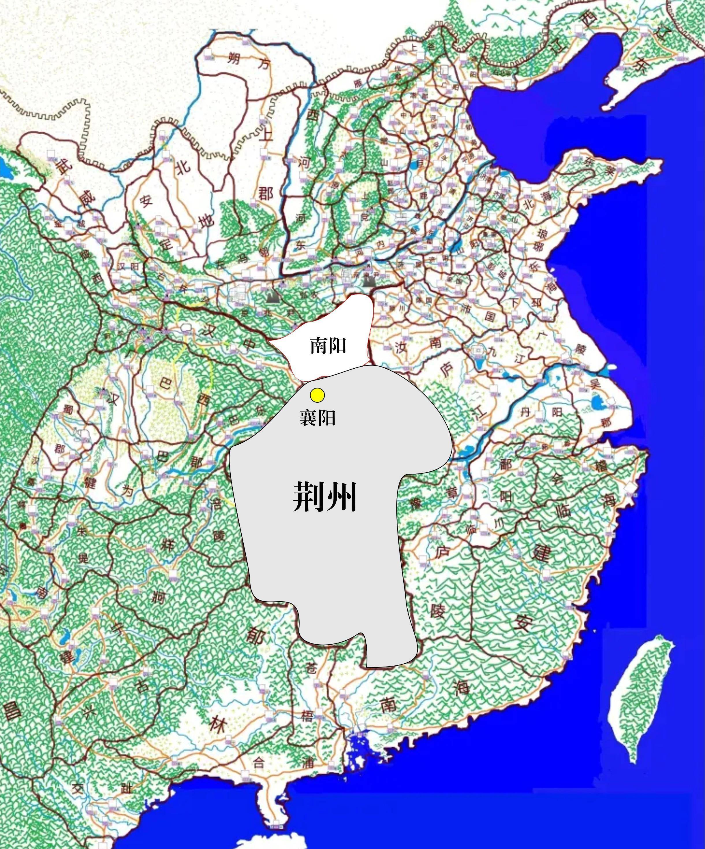 三国荆州地图图片