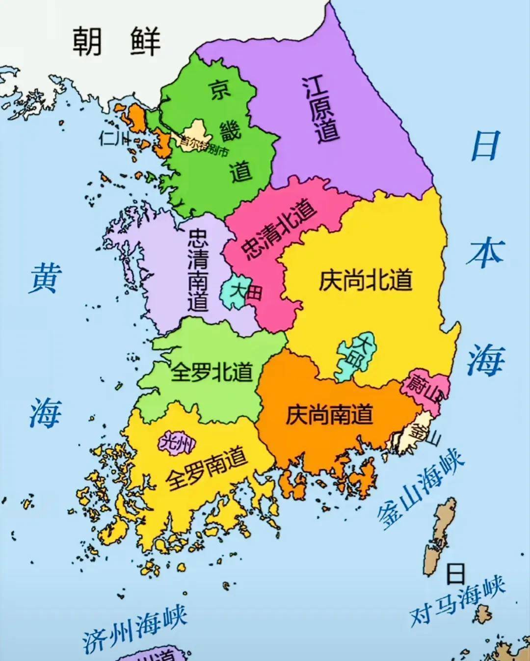 韩国离谱地图图片