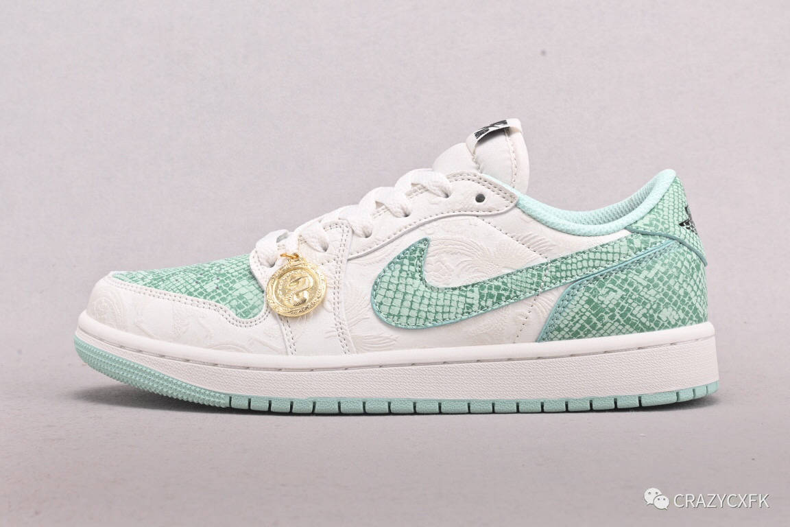 乔丹Air Jordan 1 Low Year Of The Snake 蛇年限定青蛇低帮运动