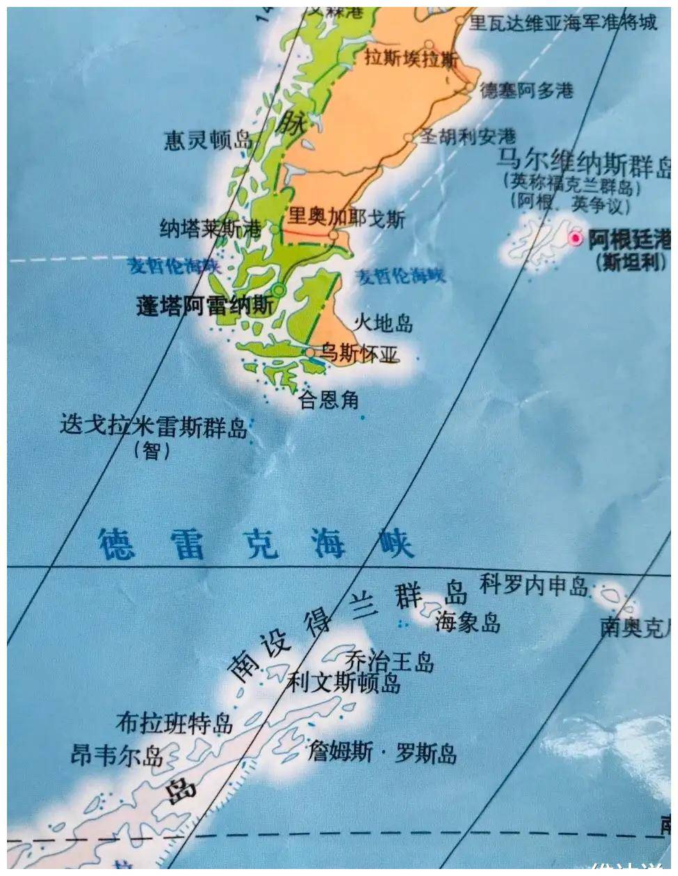 德雷克海峡的洋流图片