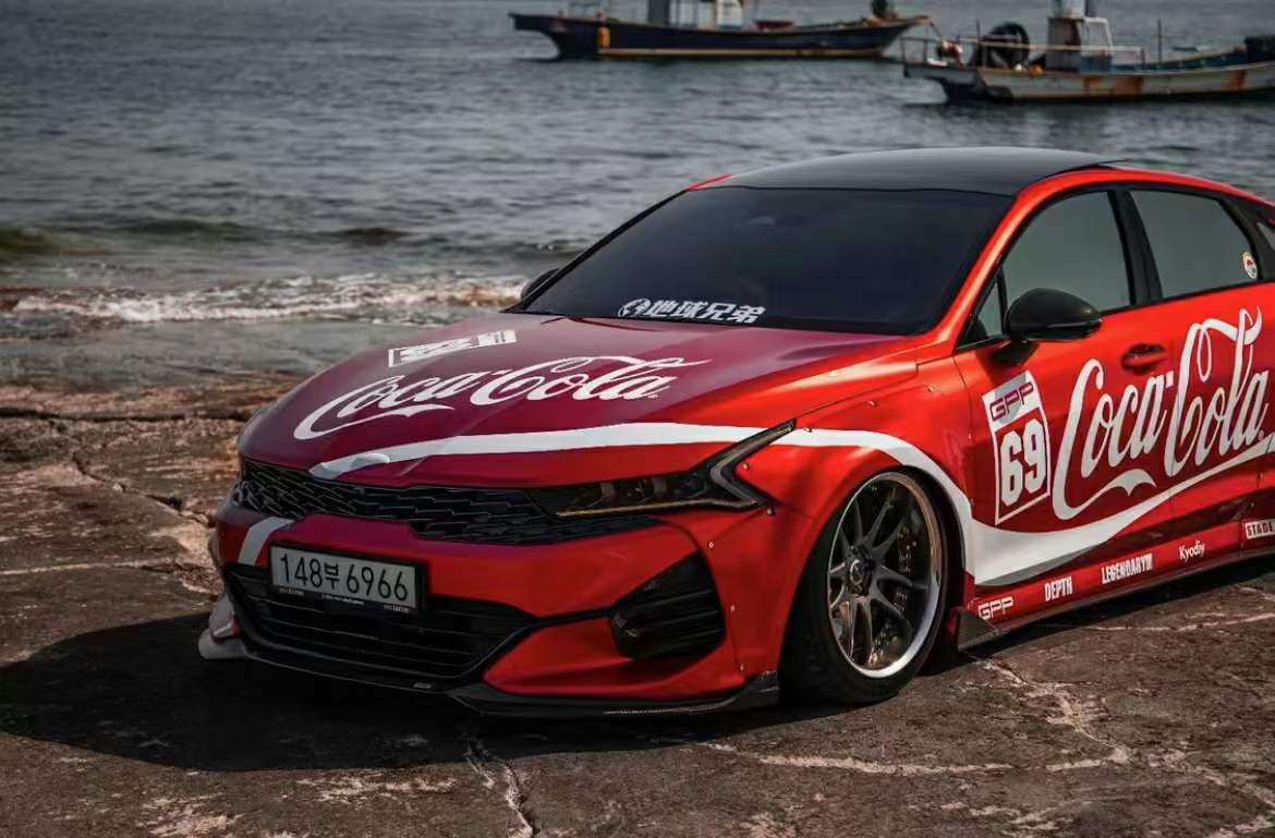 优雅姿态:起亚k5改装airbft气动避震案例