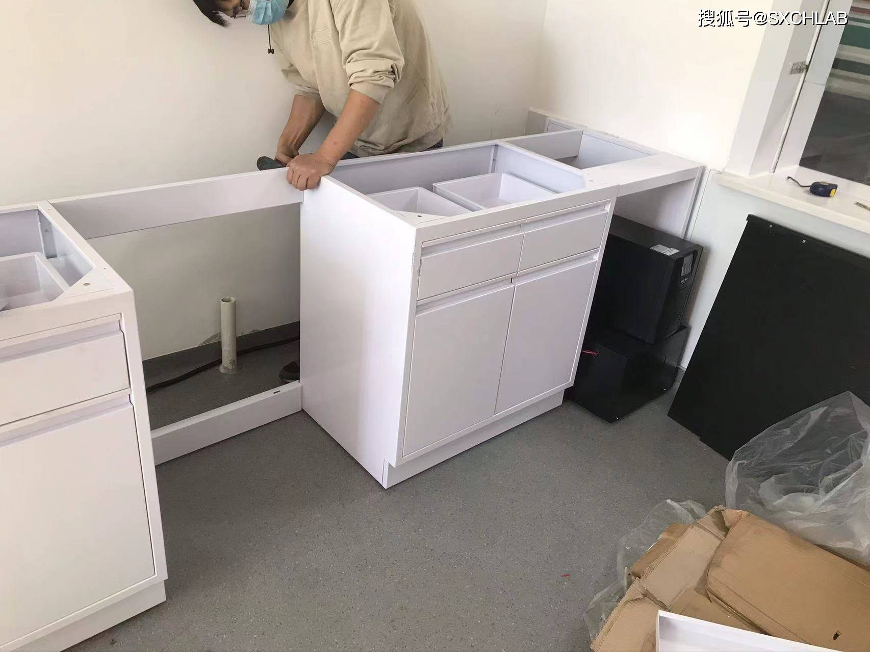 现场安装实验台实拍分享