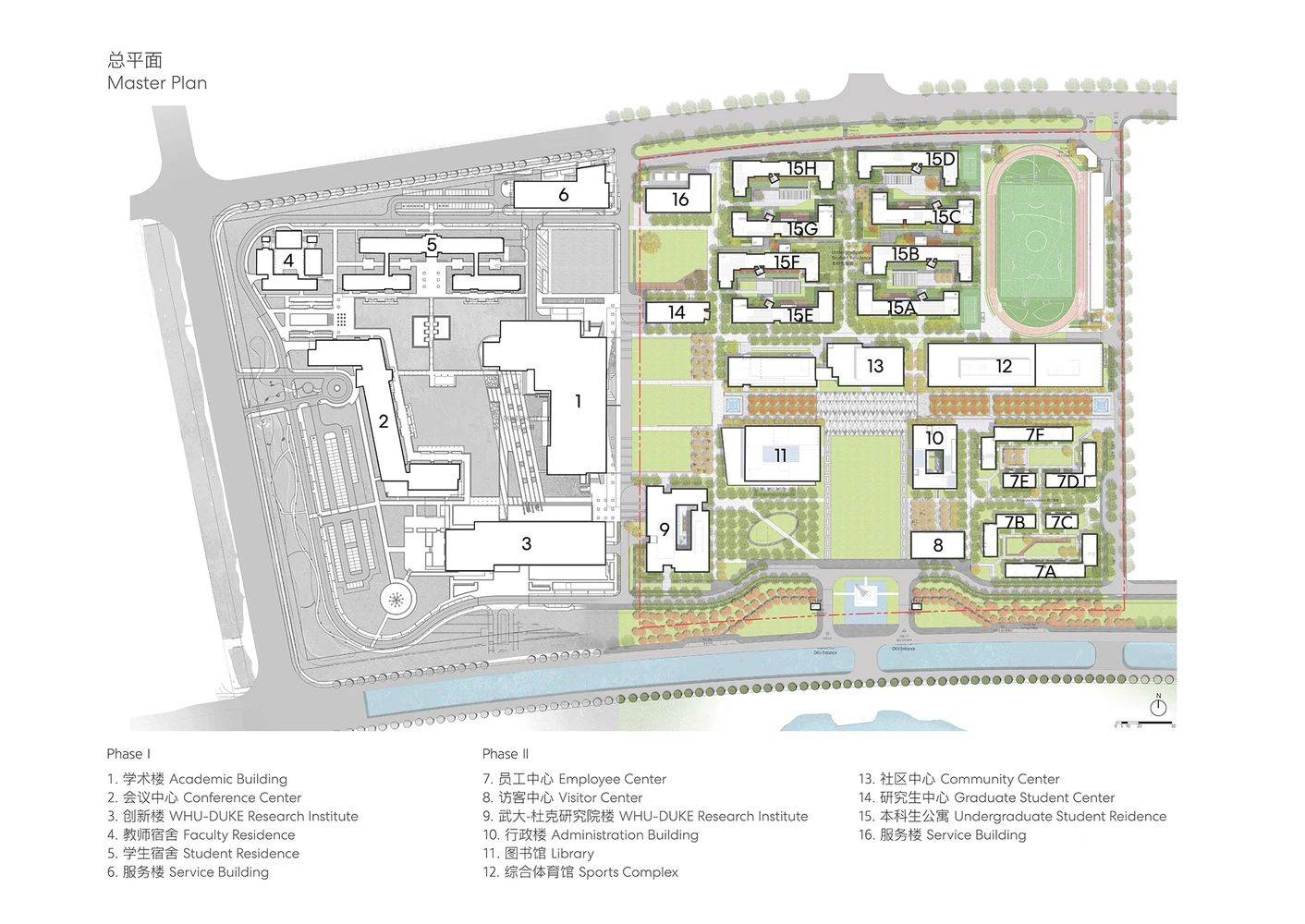 杜克大学地图图片