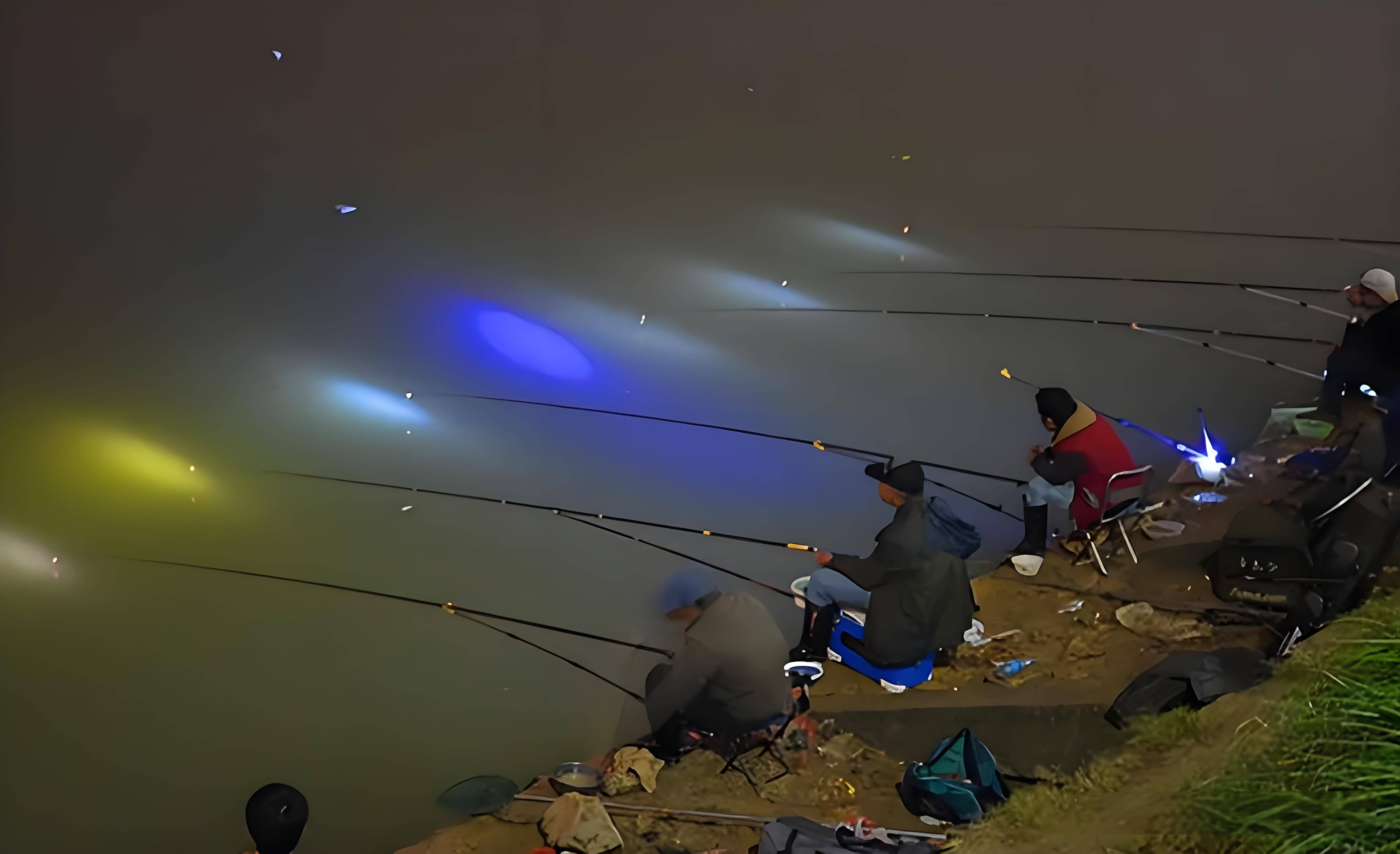 男子夜钓钓上一张挂满鱼的网,猜猜里面是什么?