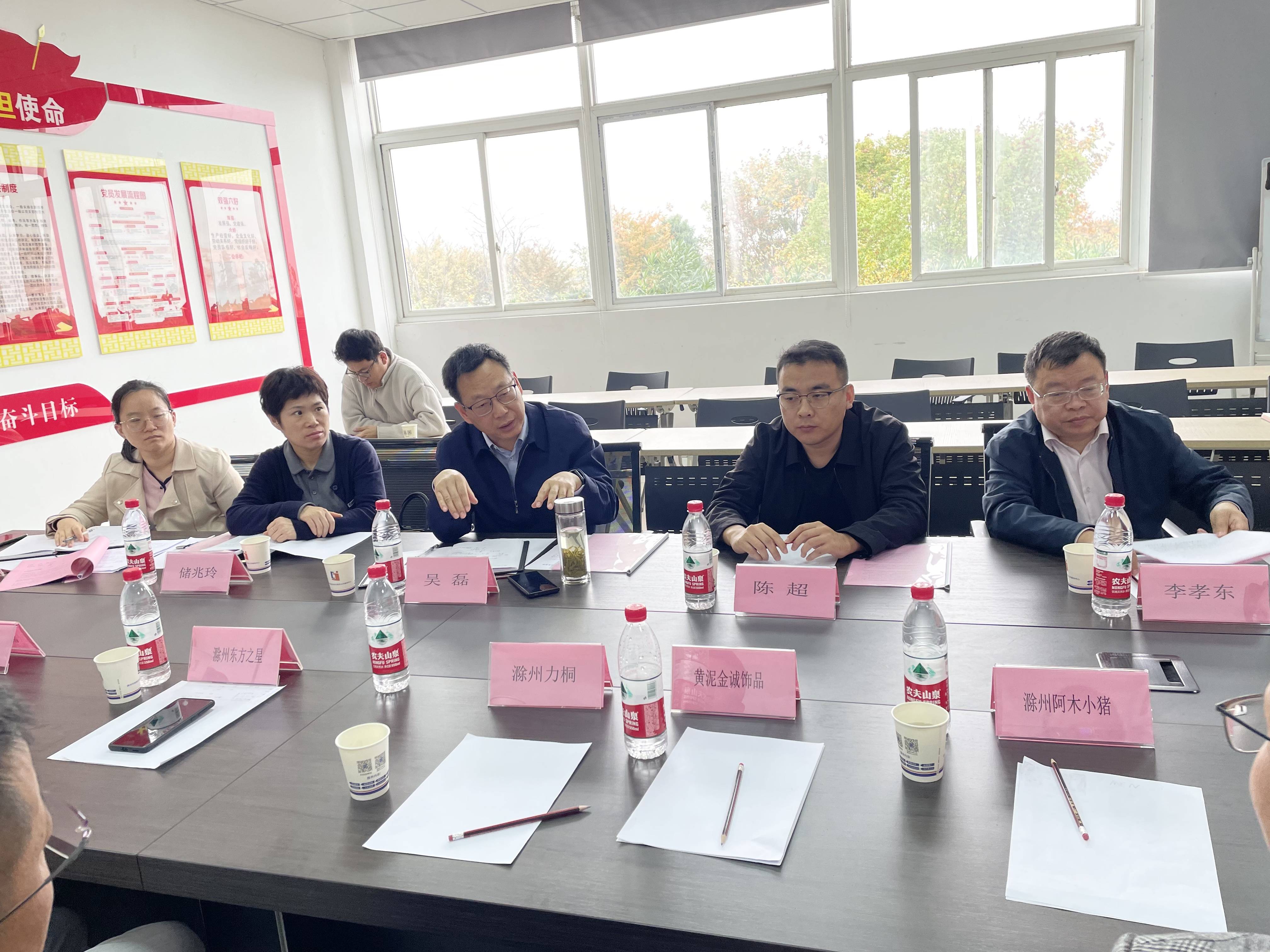 南谯区区委常委,常务副区长吴磊一行调研南谯区电子商务产业园发展