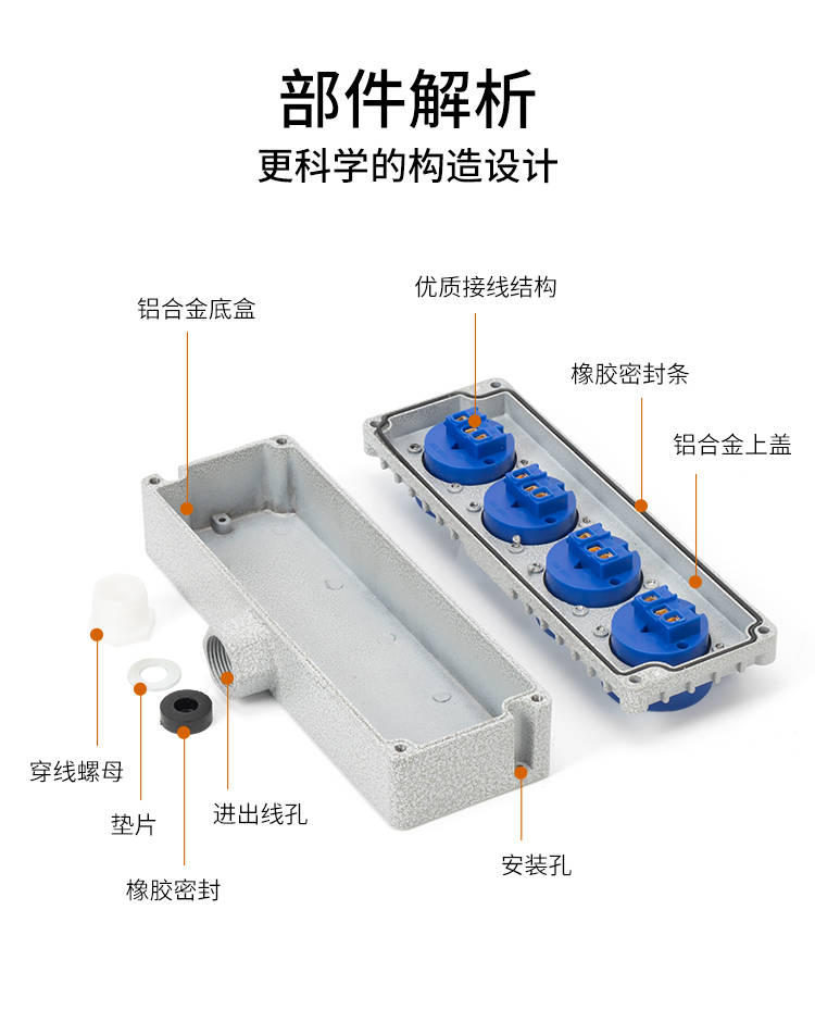 防爆开关墙壁插座开关明暗装86型220v一二开工业照明开关防爆插座