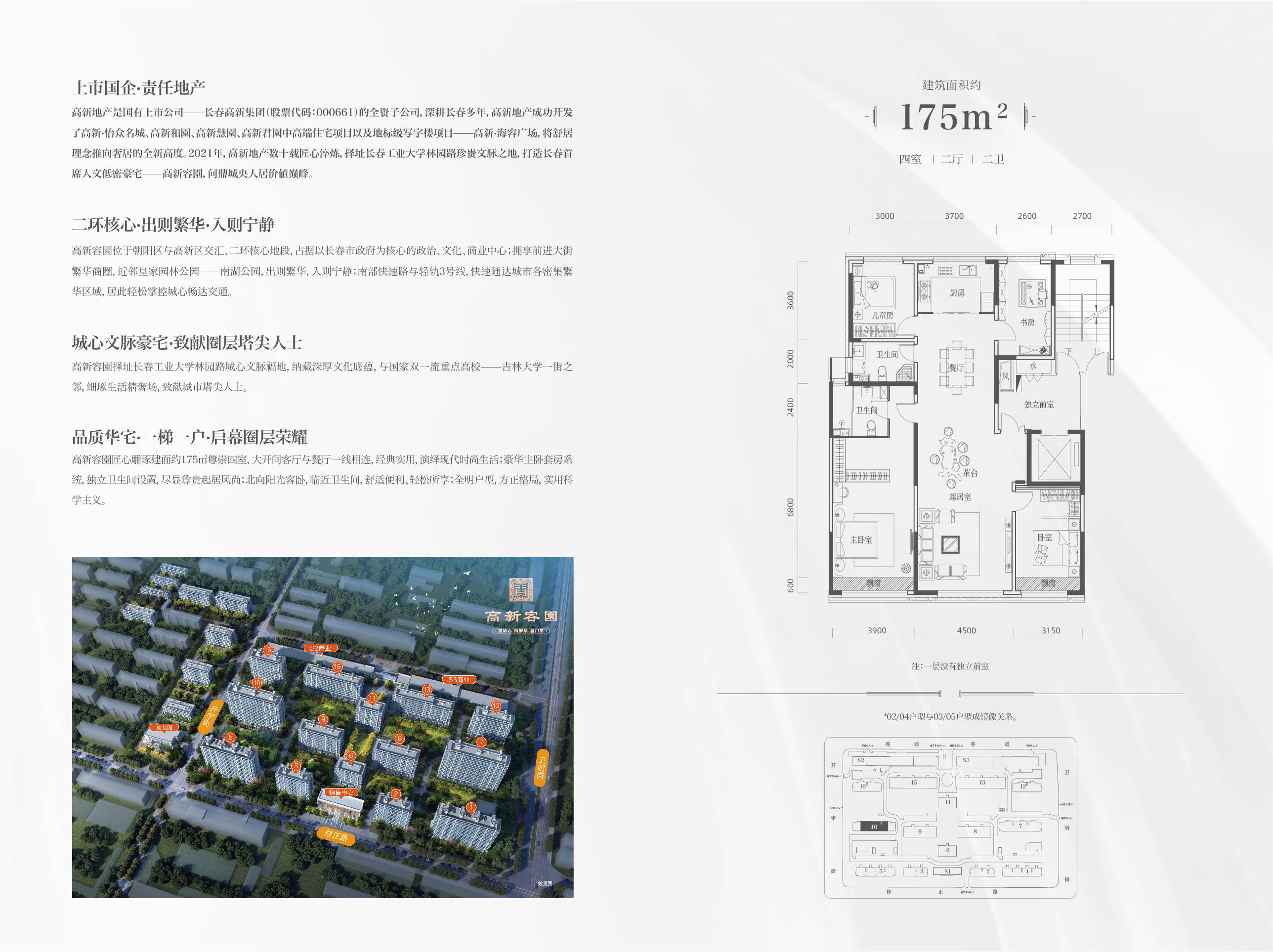 长春高新容园户型图图片