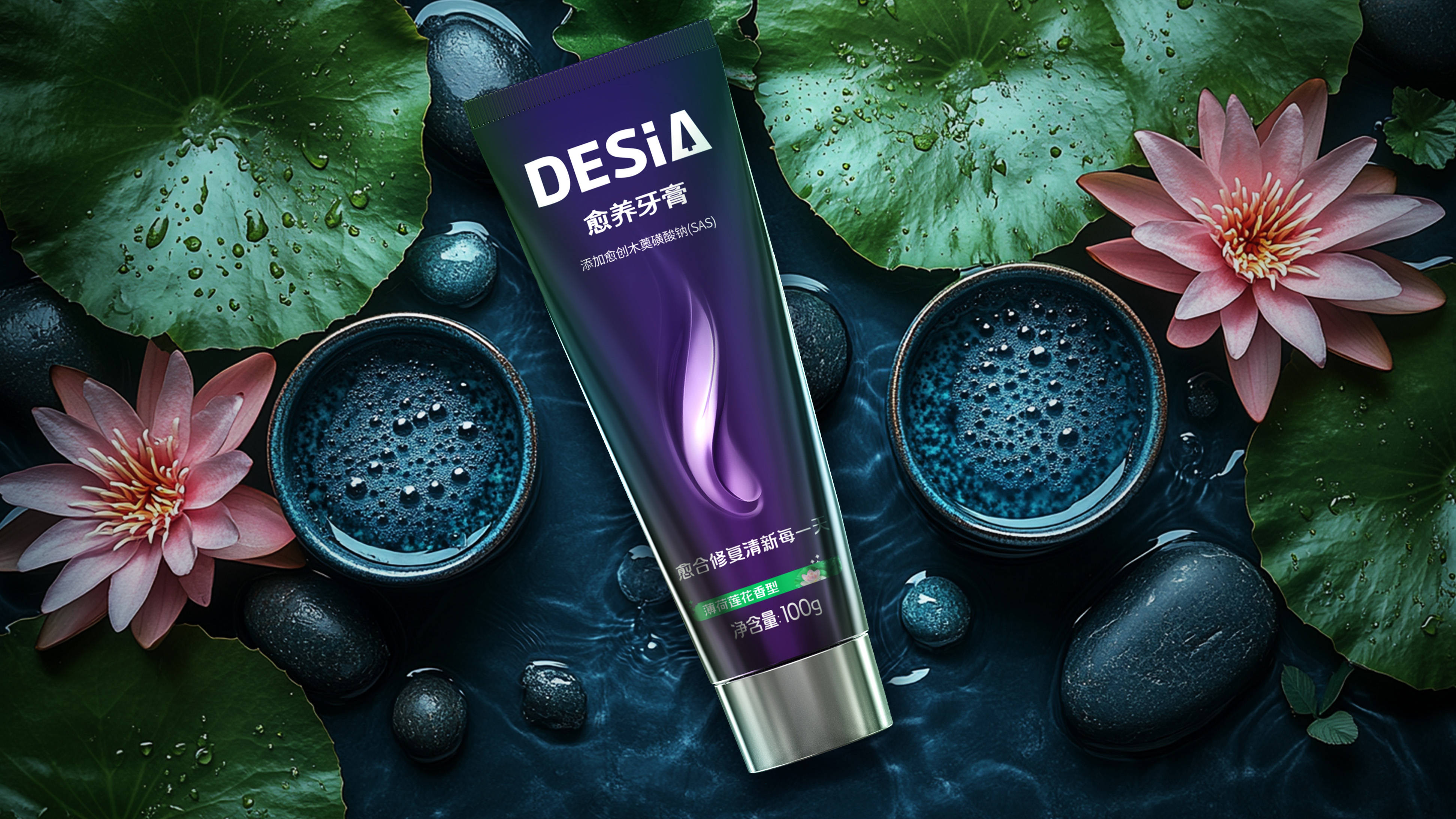 愈养牙膏包装设计