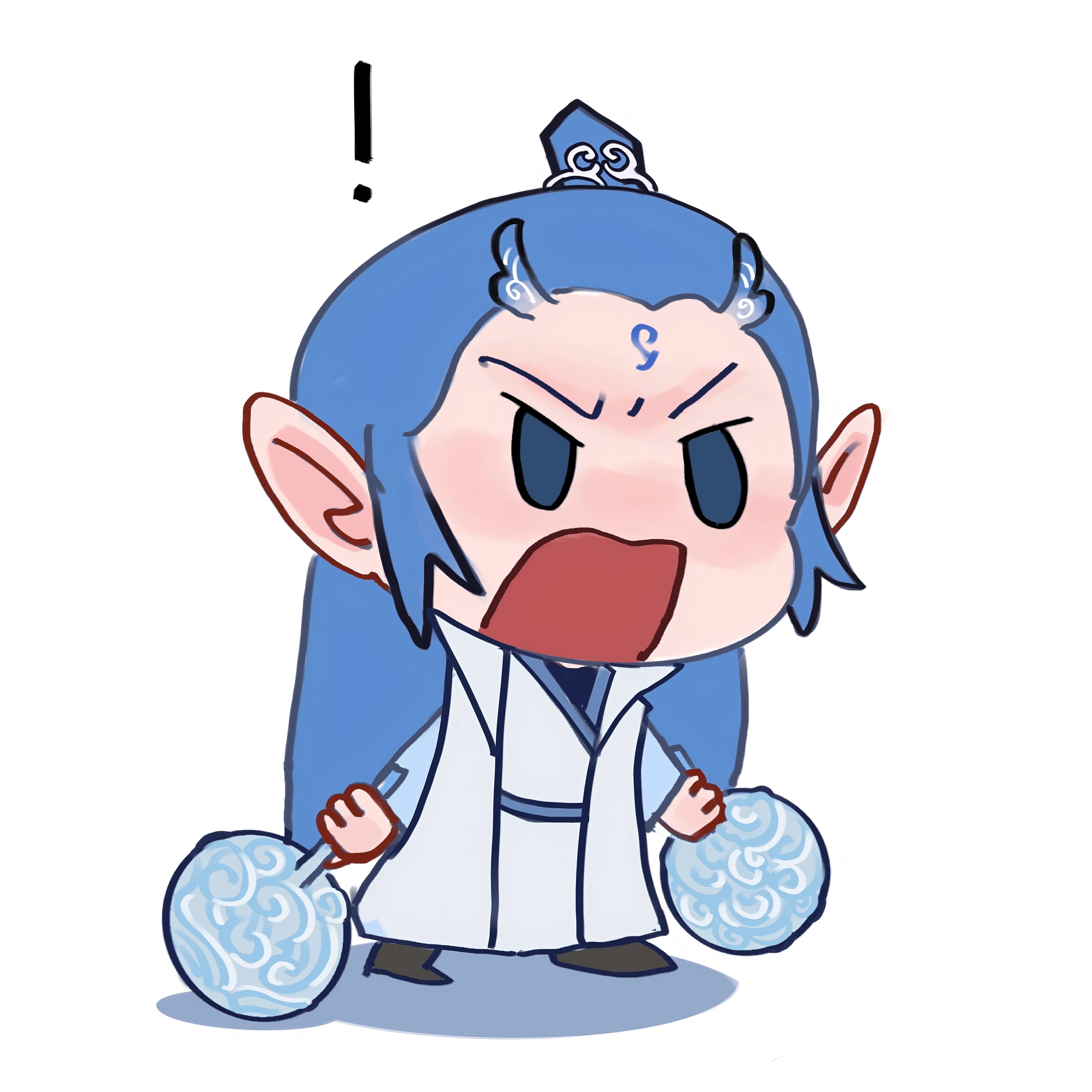 《哪吒2之魔童闹海》可爱表情包来啦!每个人都这么萌的噻!_敖闰_反派_动漫