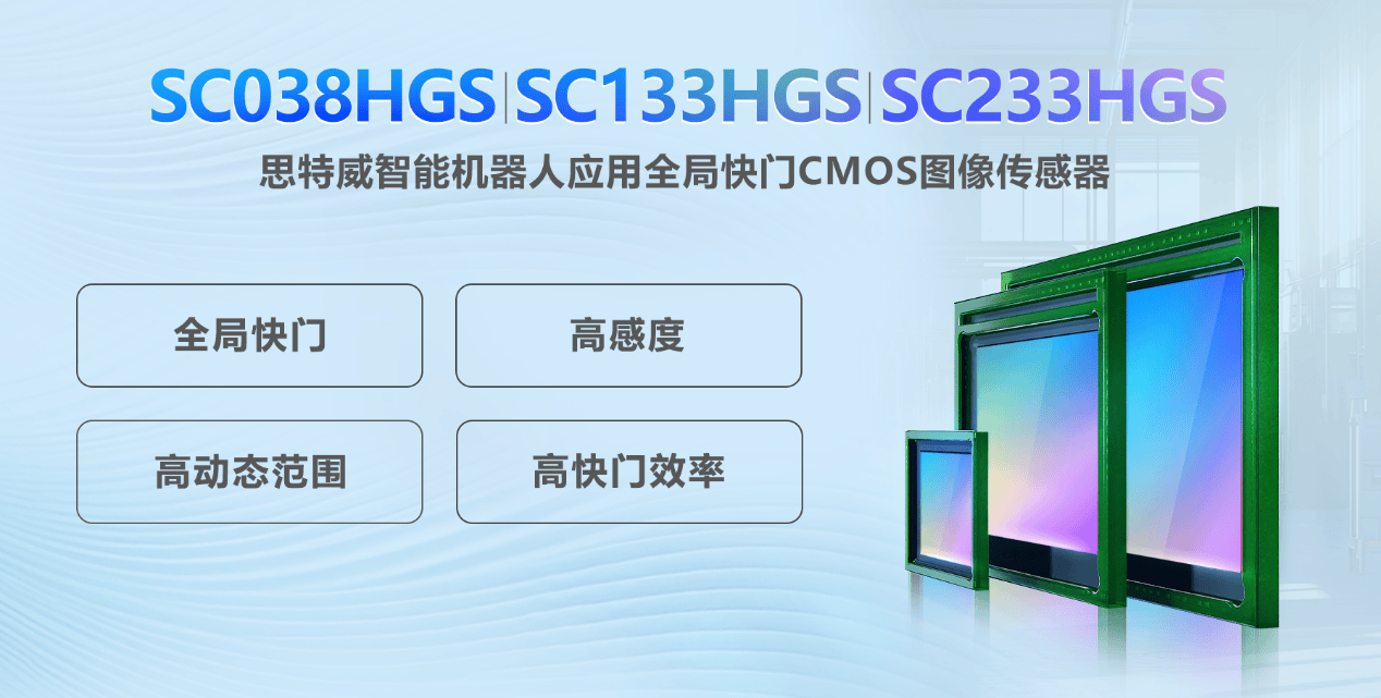 思特威SmartGS-2 Plus系列CMOS图像传感器产品，赋能智能机器人视觉系统