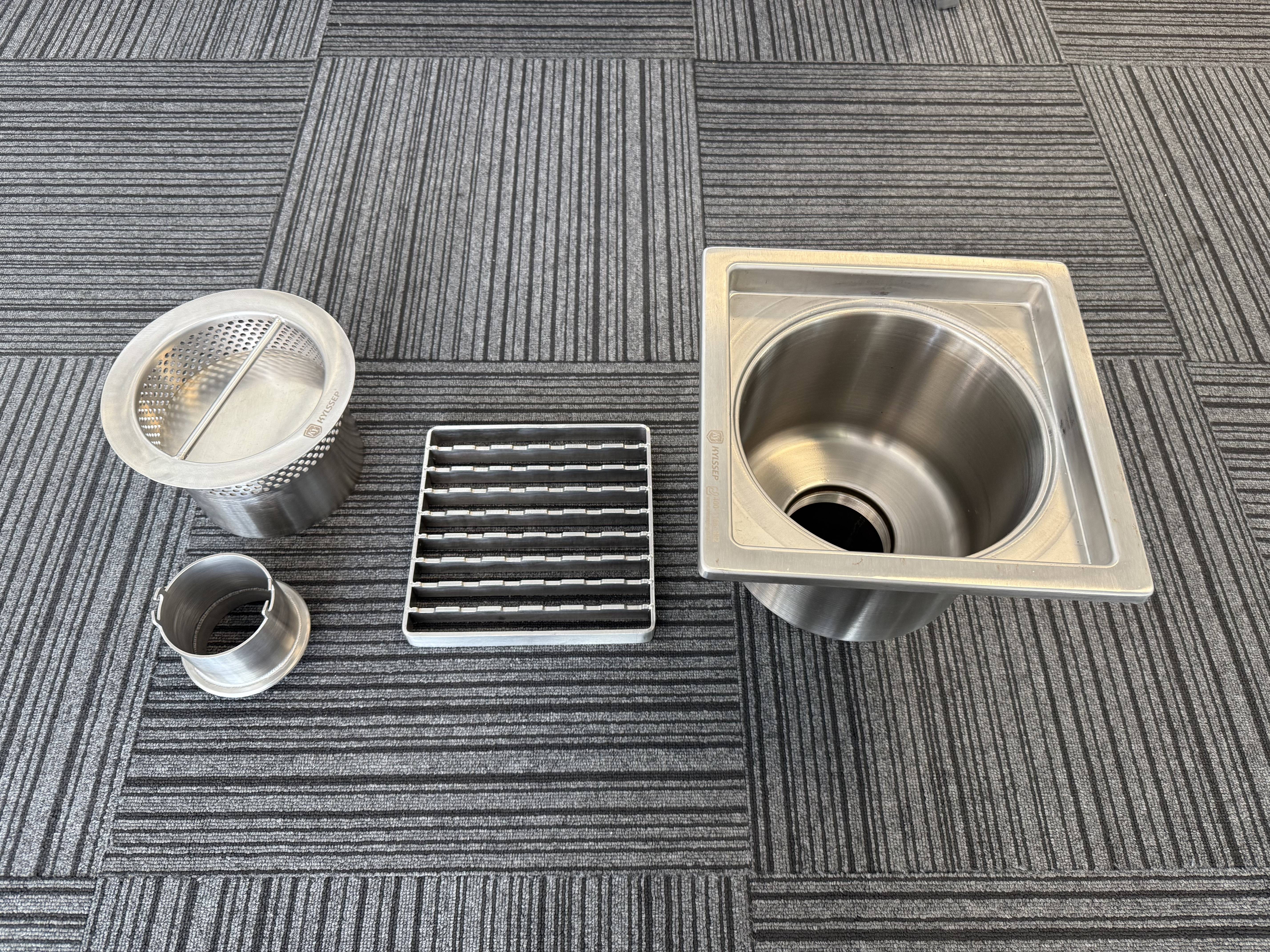 恳盈排水不锈钢地漏防臭地漏排水沟洁净地漏系统是绝大多数企业及工厂