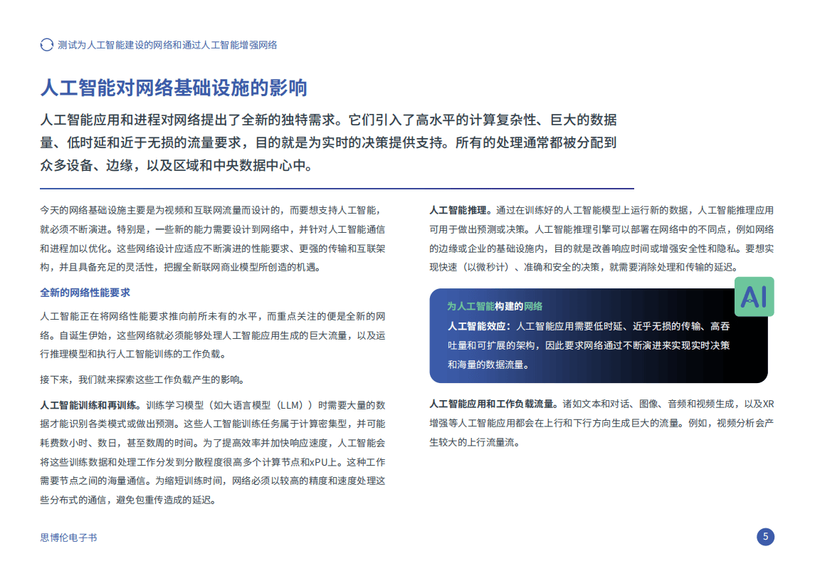 思2024年测试为人工智能建设的网络和通过人工智能增强网络报告