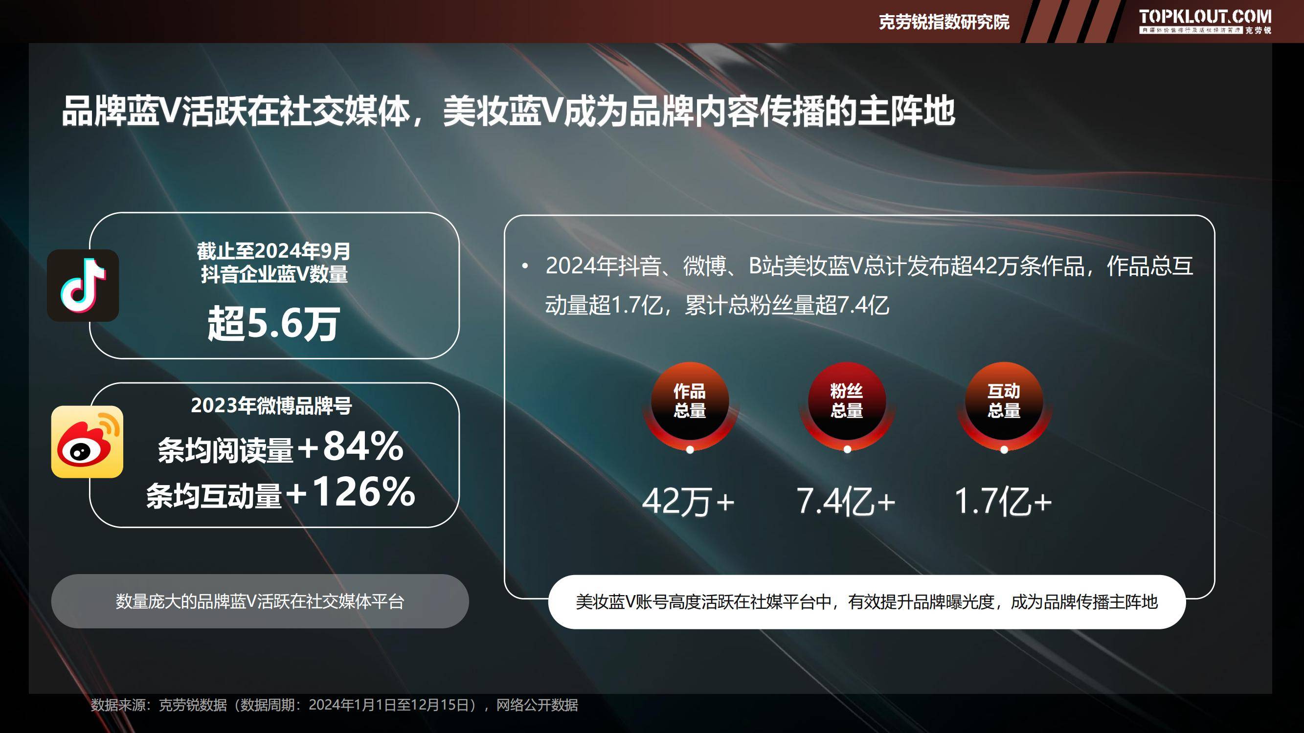 2025年美妆品牌蓝V社交运营策略解析，蓝V矩阵规模与用户互动特征-报告智库