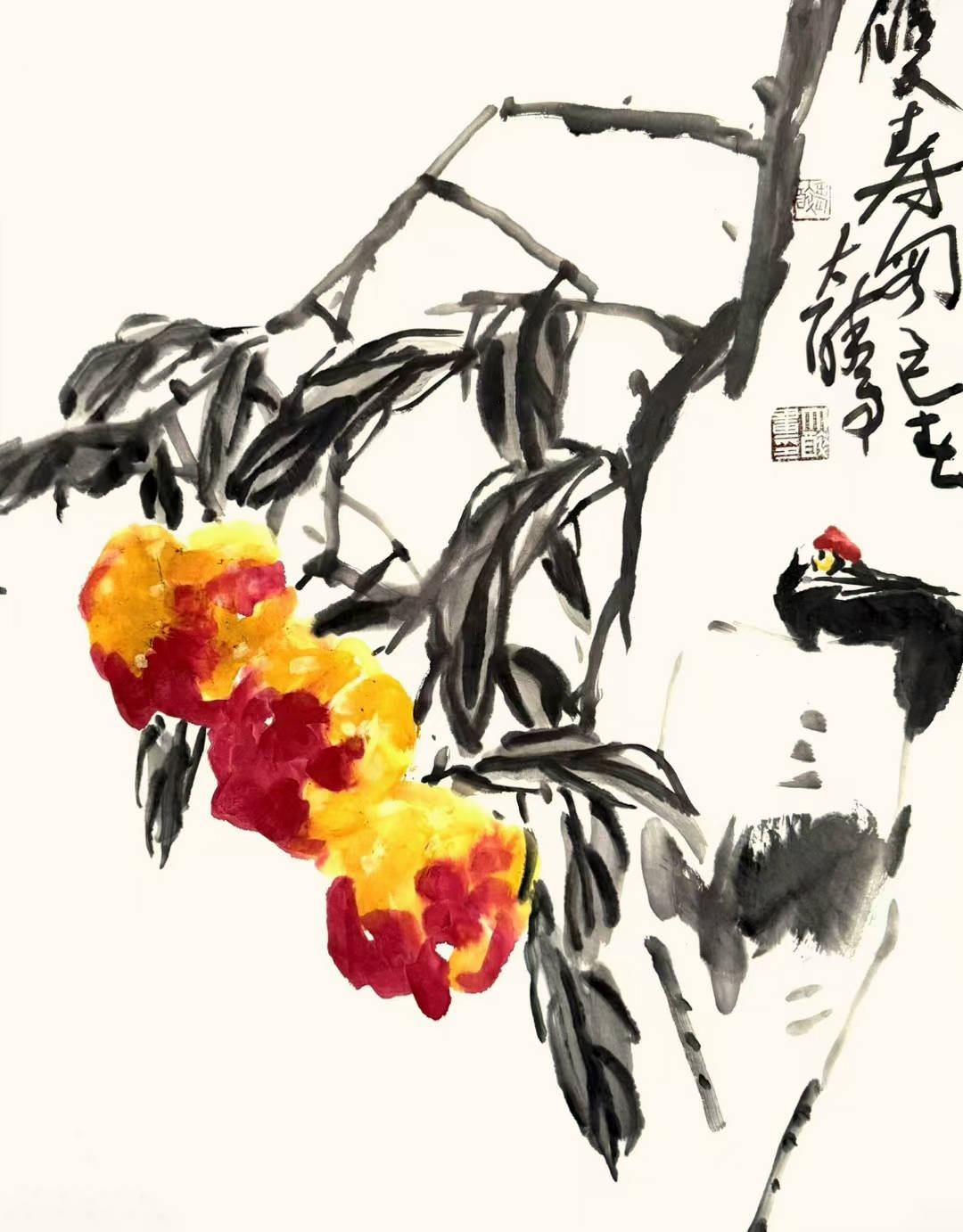 2025年朱大醉写意花鸟画作品赏析