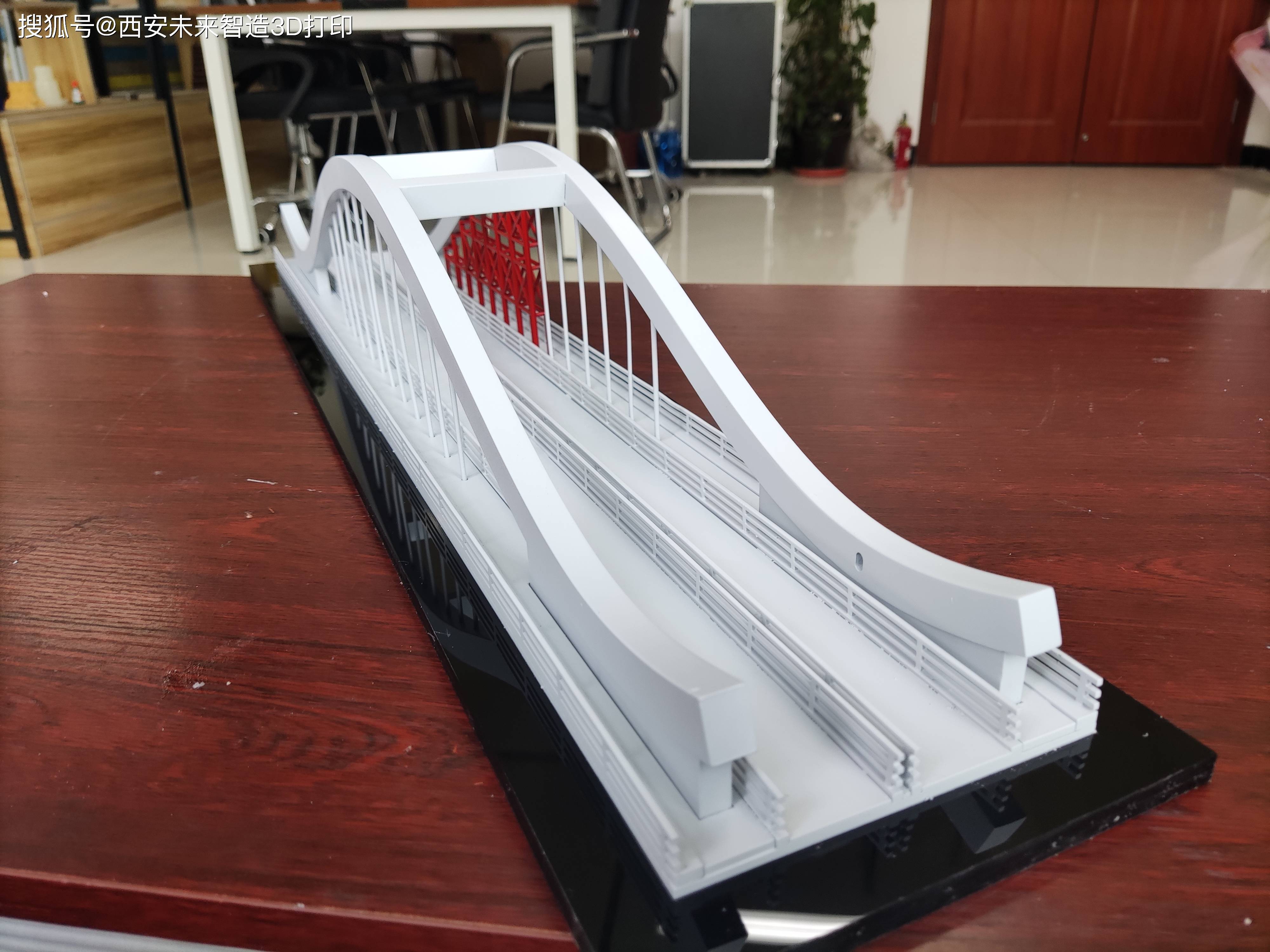 铜川玉皇阁大桥微缩模型:未来智造3d打印技术的艺术魅力