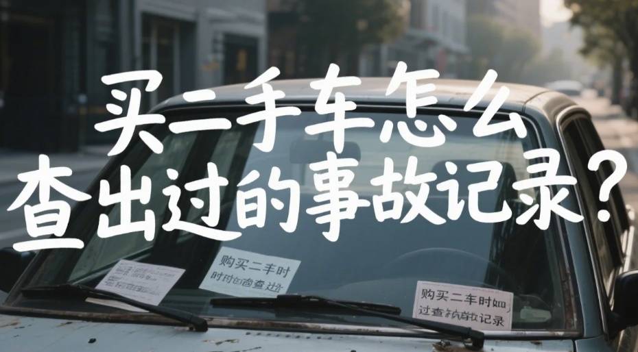 买了个二手车，如何查有没出过事故？