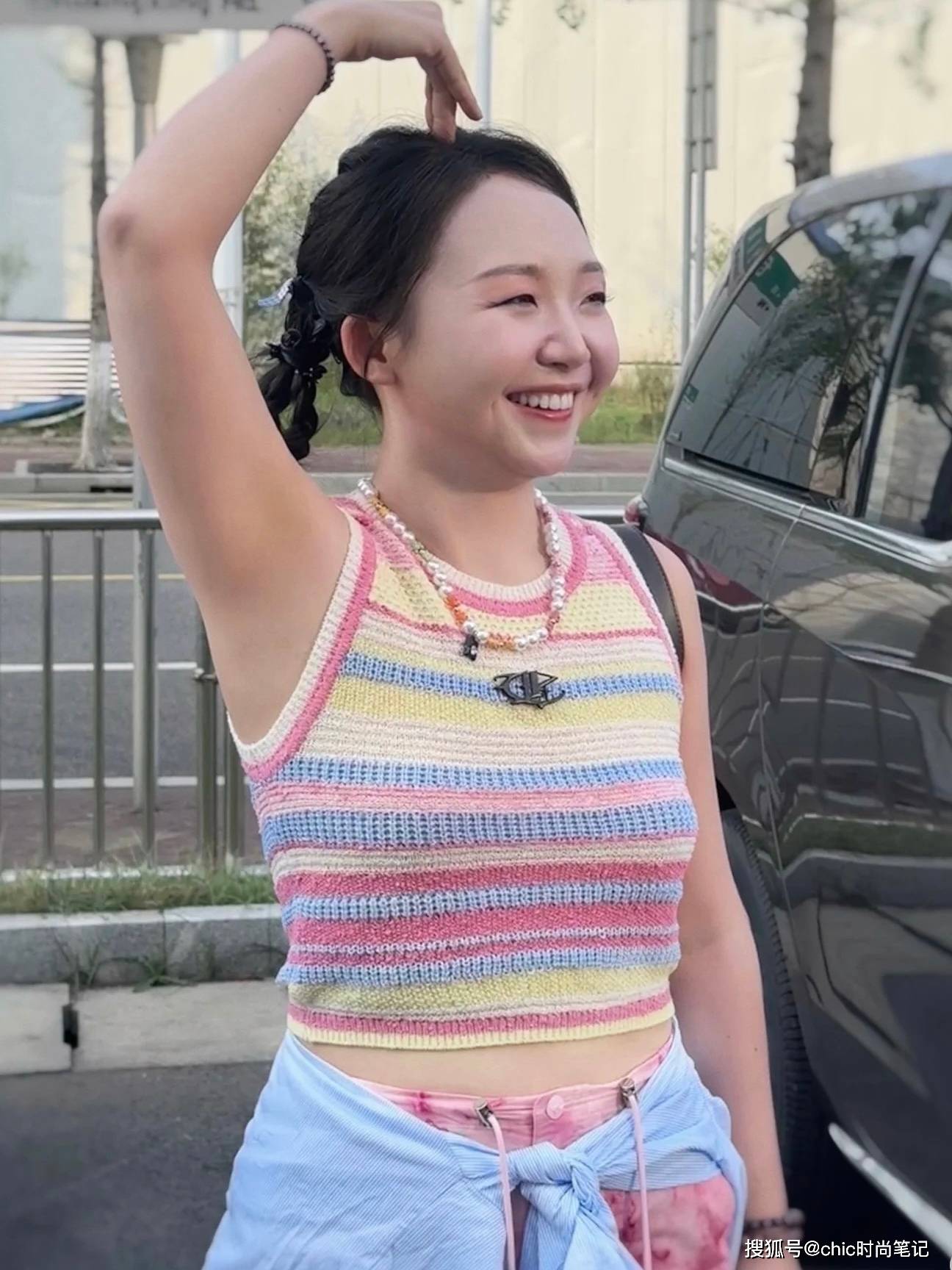 瘦身后的辣目洋子衣品开挂啦!多巴胺穿搭自信又俏皮