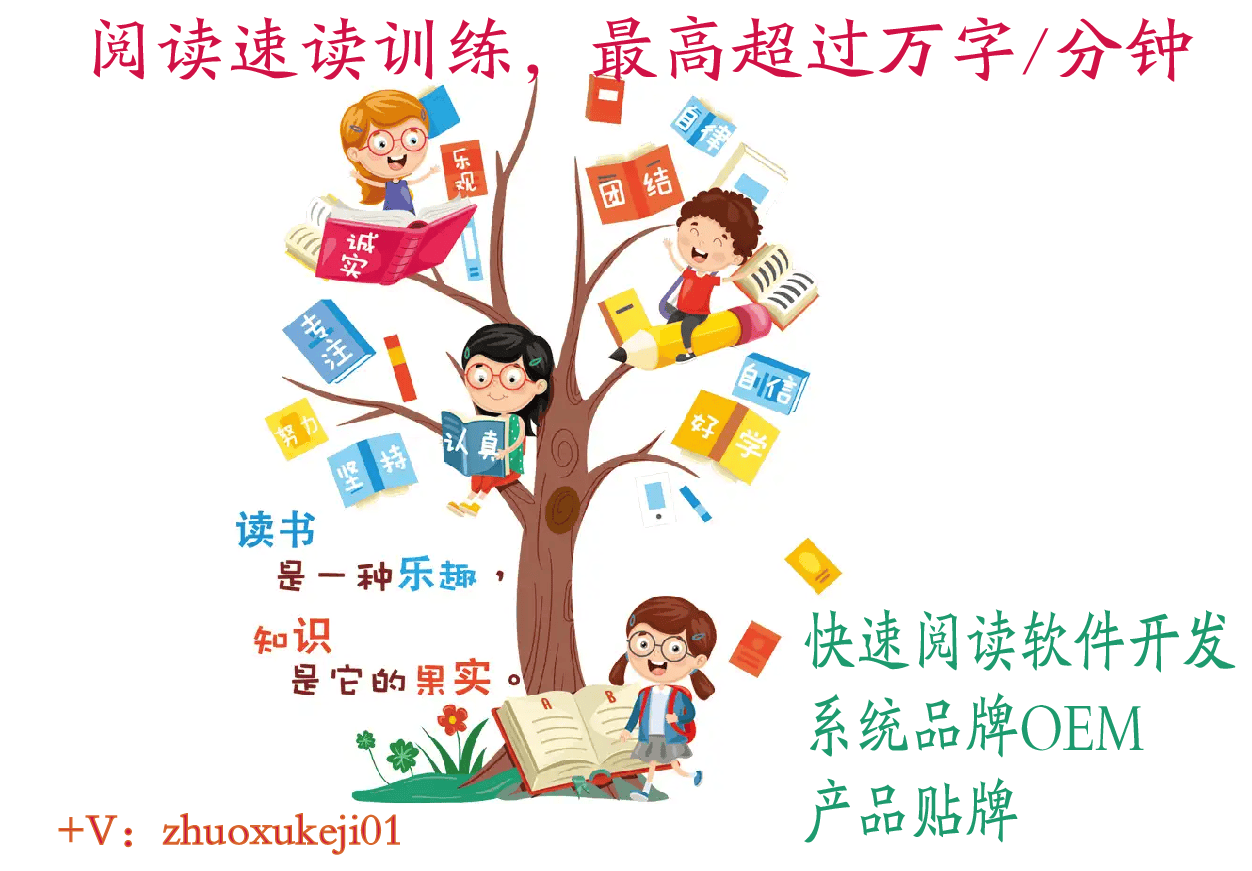 快速阅读系统oem贴牌定制从底层代码到品牌ui,我们为教育企业克隆速读