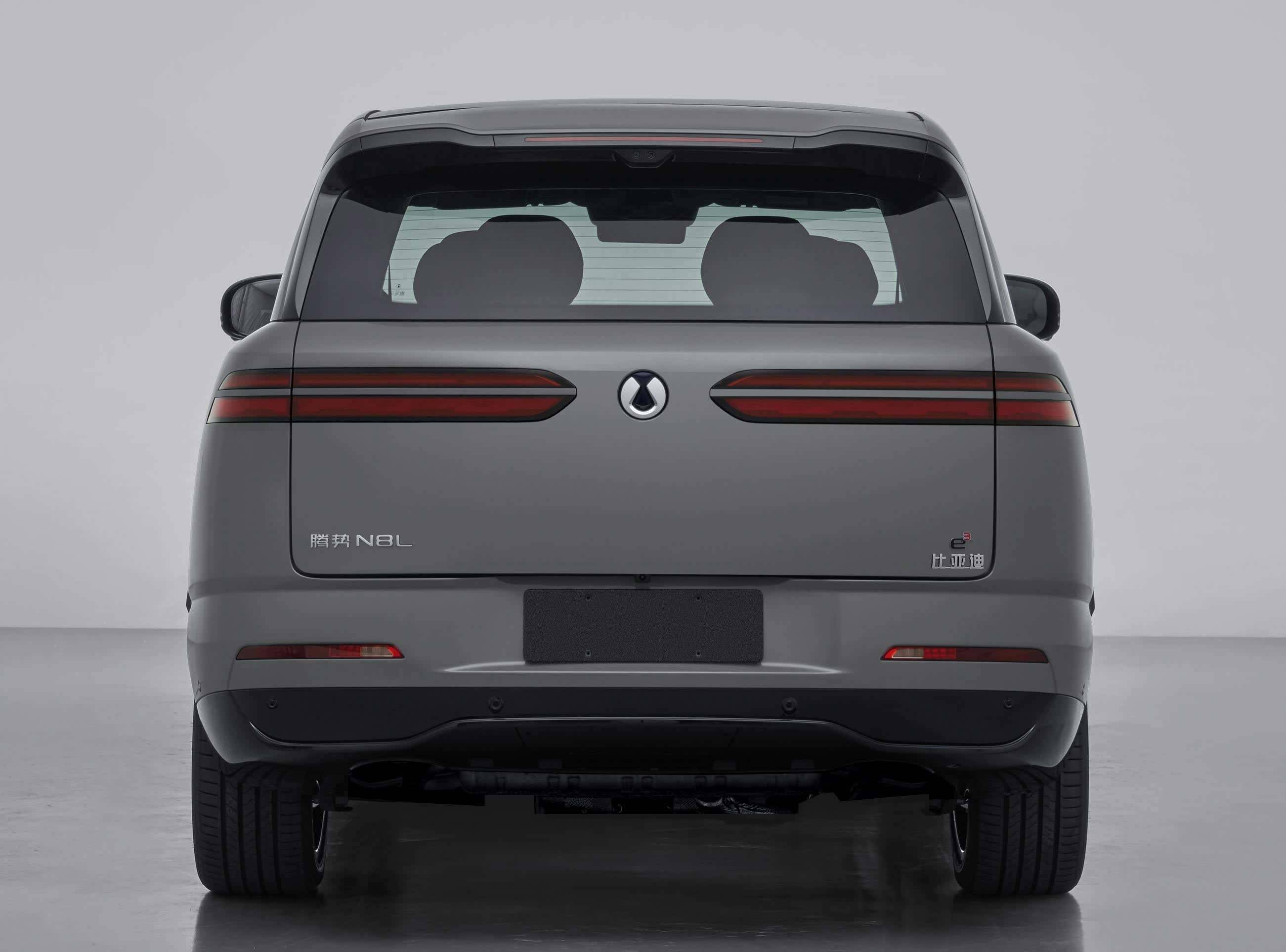 腾势N8L申报图曝光 轴距3075mm/定位大型SUV