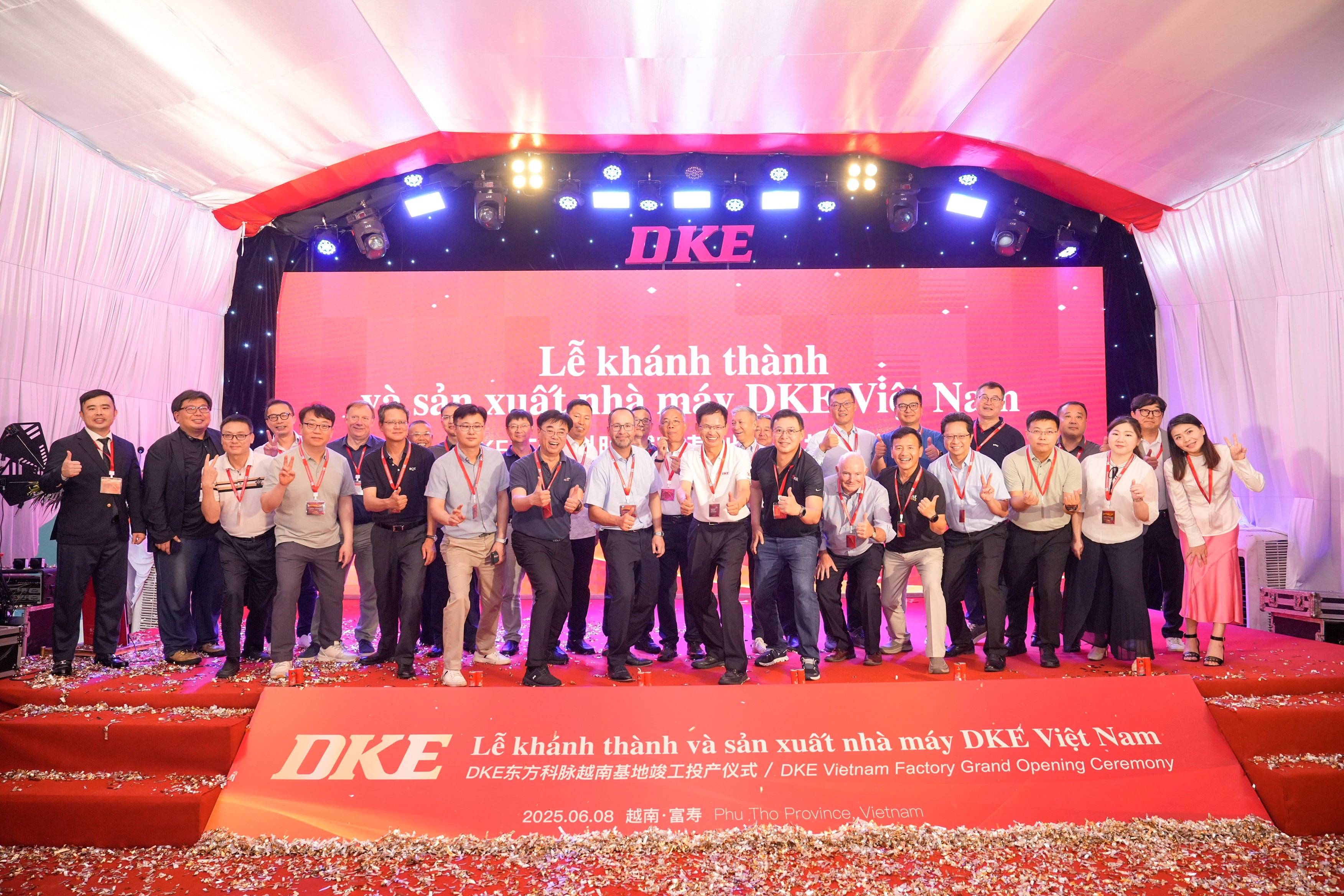 聚势共赢 Win Win Together | DKE东方科脉越南基地竣工投产仪式圆满举行的图17