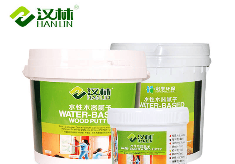 木工腻子补缝批灰打底找平/钉眼坑洞裂缝修补，汉林多功能木工水性修补腻子补掉灰强附着力是装修打底好帮手