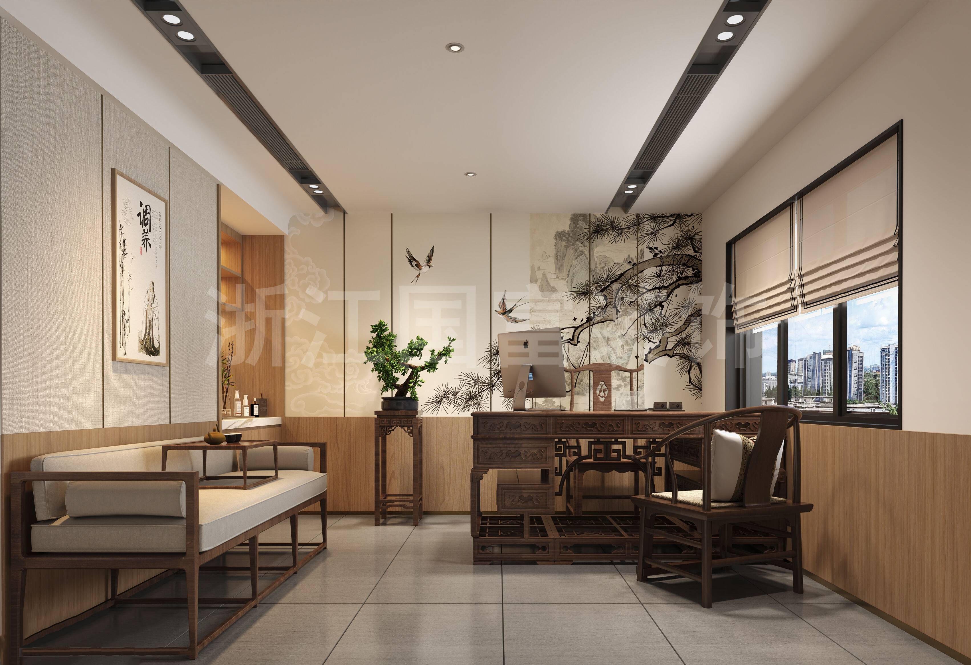 徐州中医馆设计效果图徐州中医馆设计公司首选浙江国富装饰,设计乙级