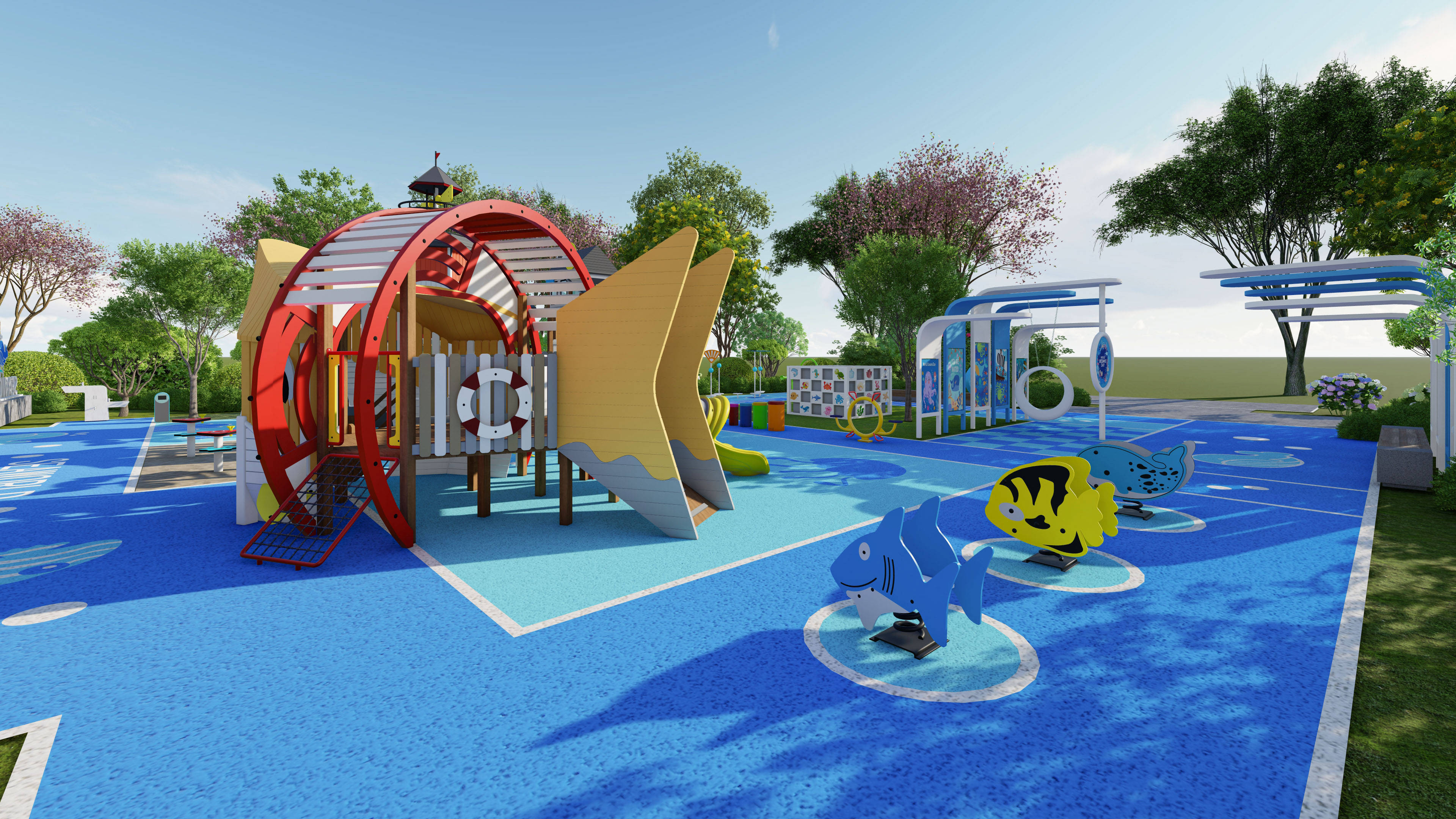 上海非标无动力游乐设备:场景化落地,解锁亲子户外新体验