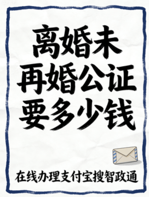离婚未再婚公证要多少钱 200-500元轻松办理