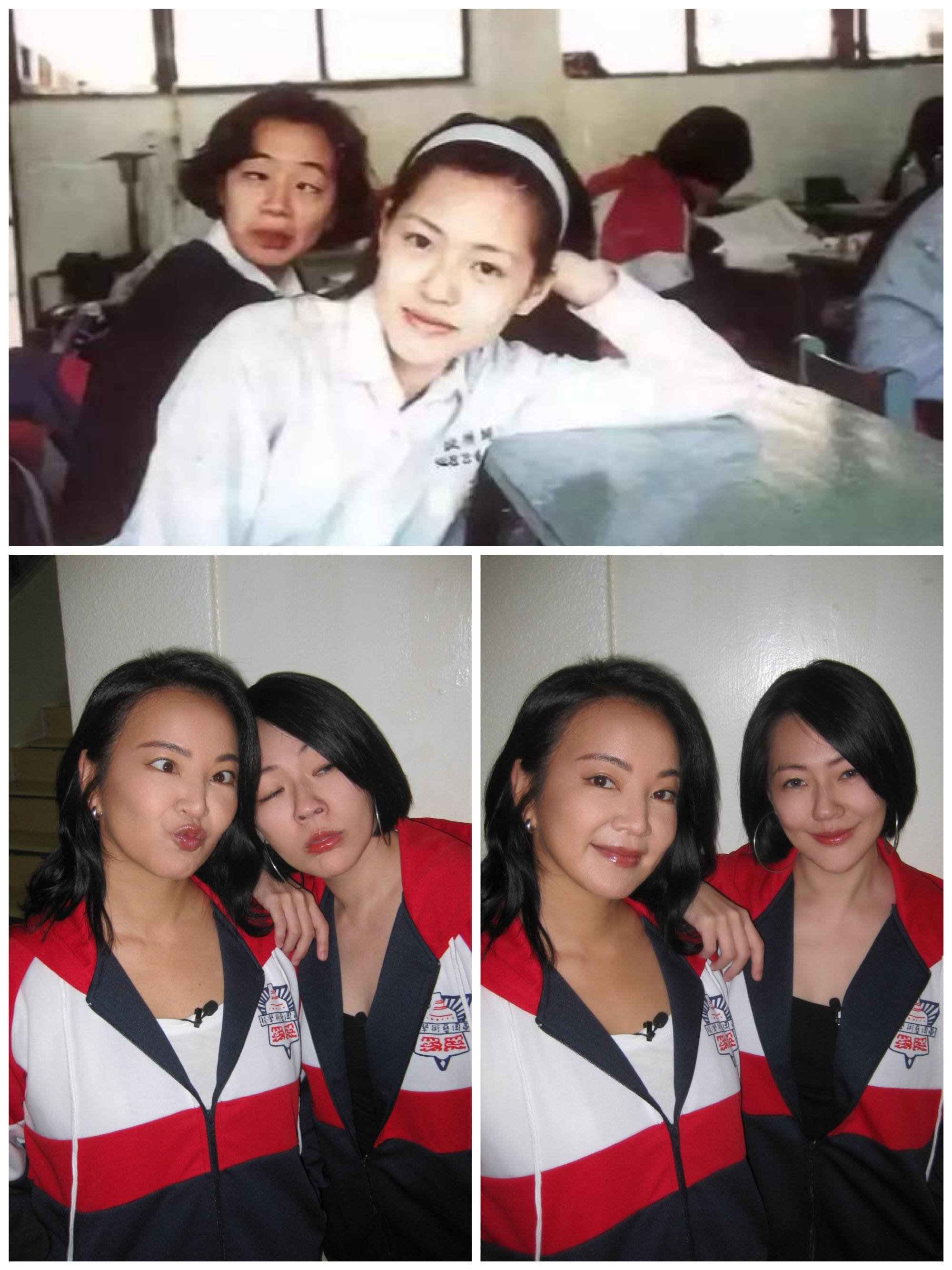 小S晒与大S上学旧照：那时候真的好快乐，好想你