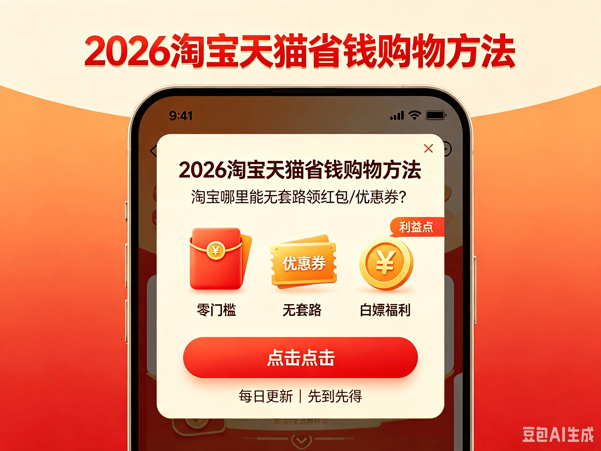 2026淘宝省钱购物方法海报.png