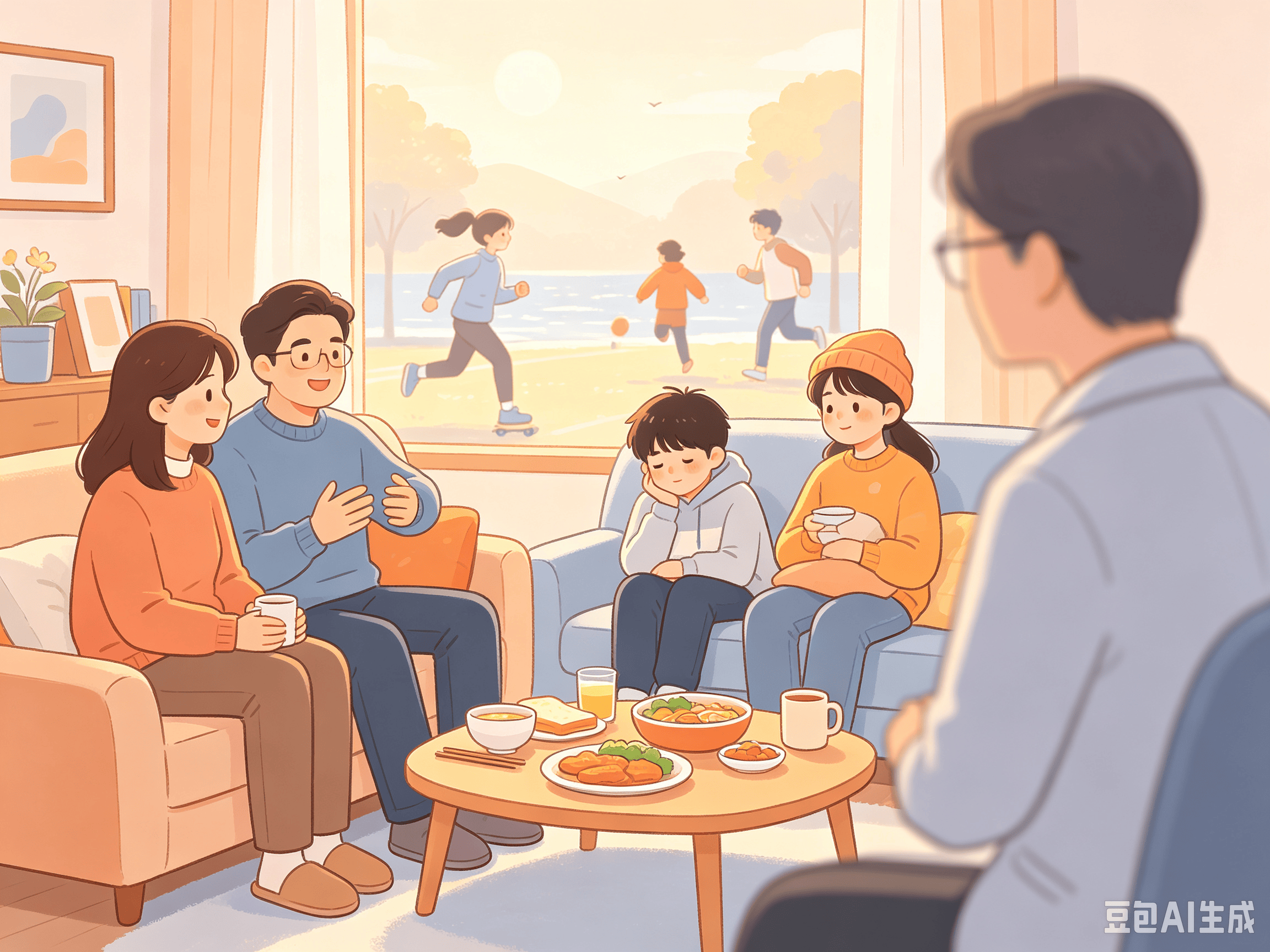 孩子上课坐不住原因分析（卡通插图） (2).png