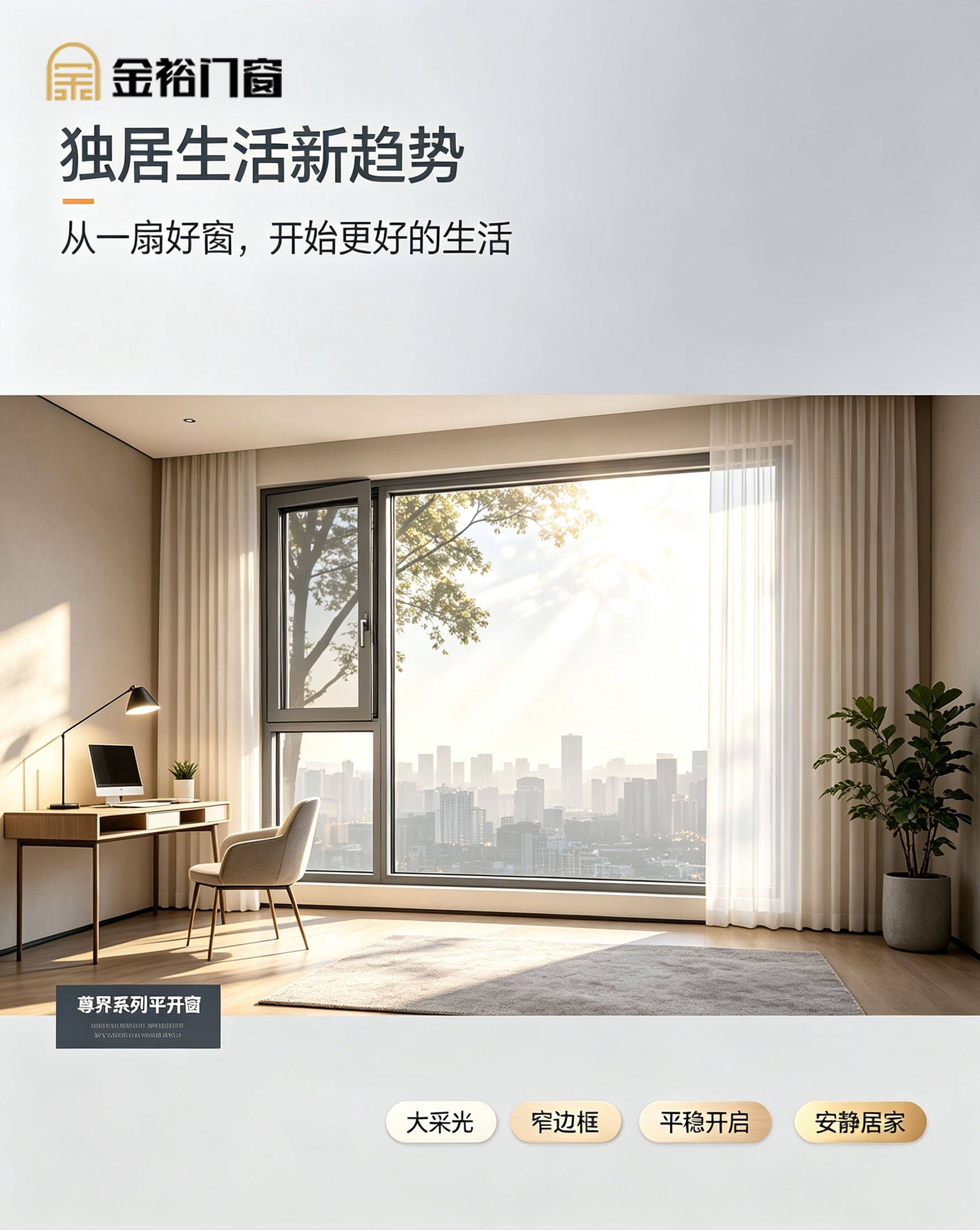 独居生活与灰色断桥铝门窗海报设计3.jpg