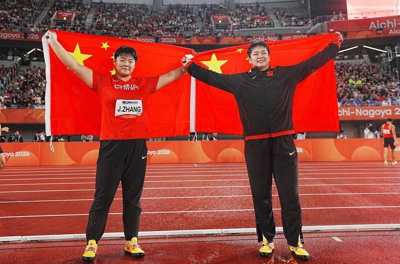中国包揽金银牌！张家乐78米27破亚洲纪录夺冠