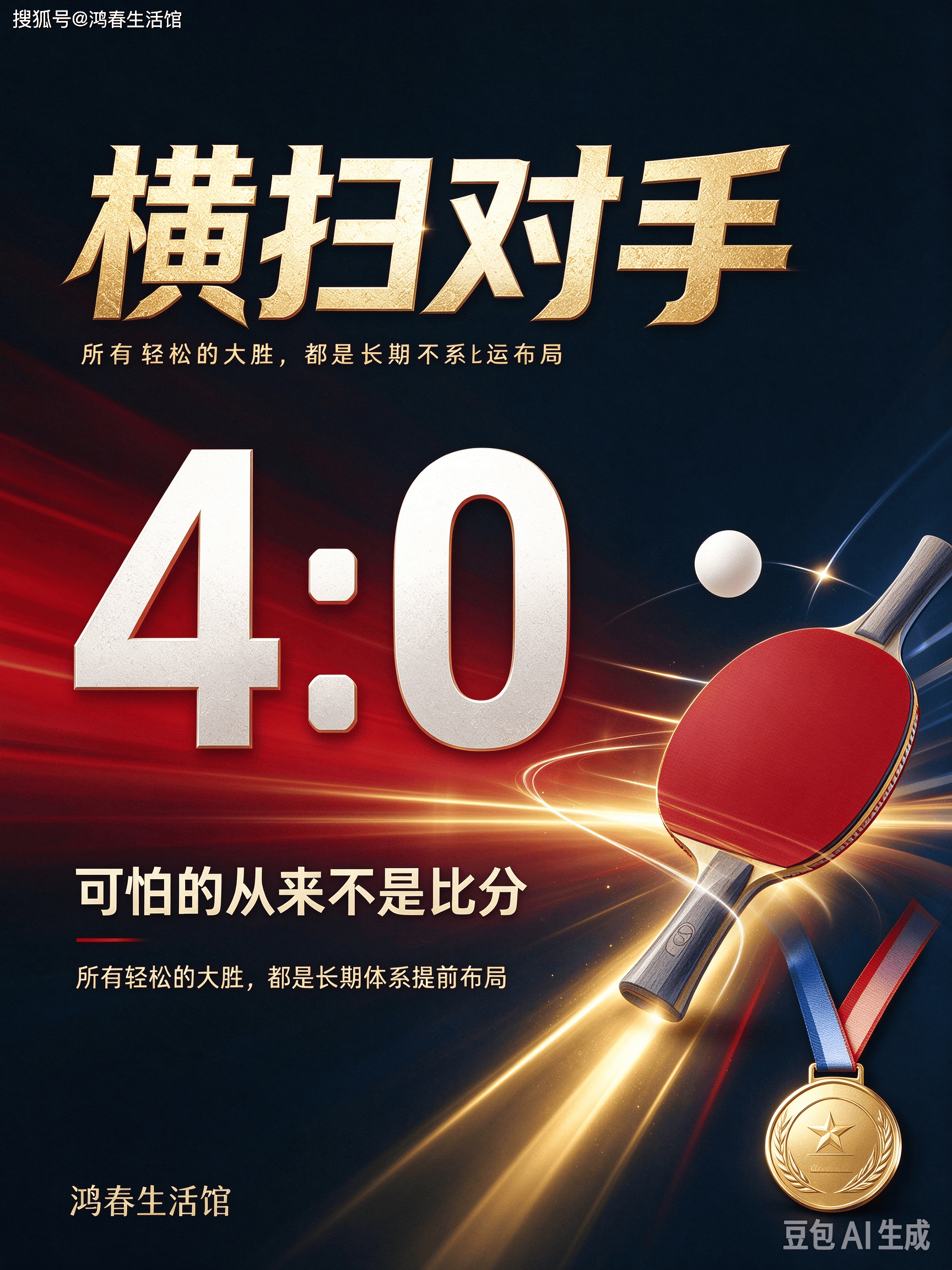 4:0 横扫对手！外媒惊叹国乒，可怕的从来不是比分
