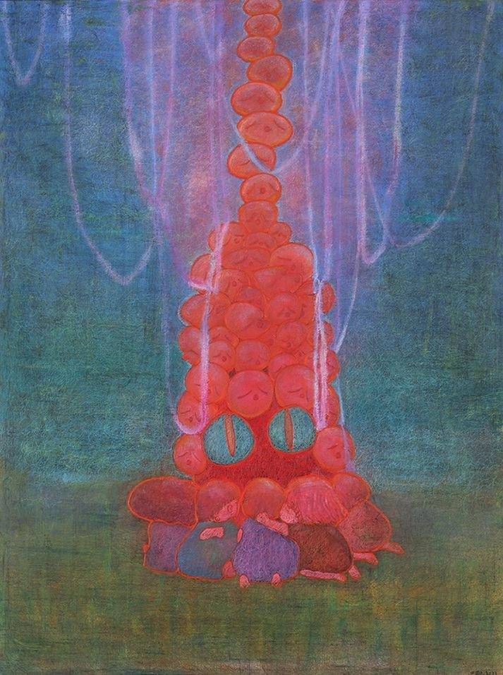 幸福的灵2021 布面油画200x150cm.jpg